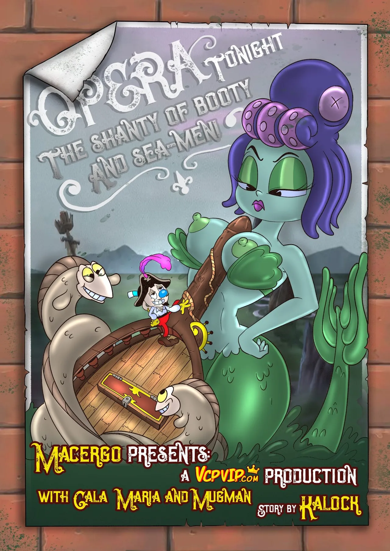 The Cuphead Show 2: The Shanty of Booty and sea-men【VCPVIP.COM】 page 1 full