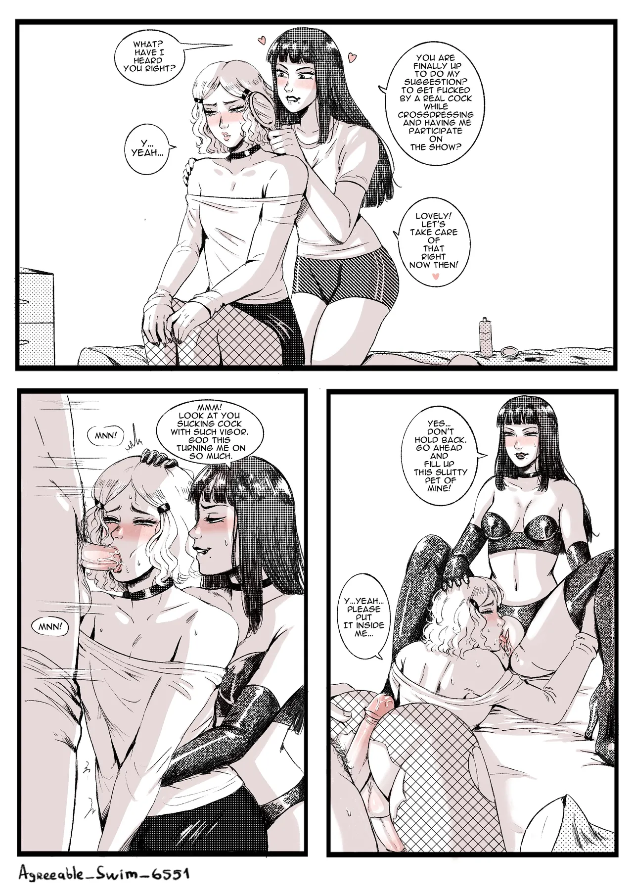 Goth dom &amp; femboy BF - Luna &amp; Jake page 6 full