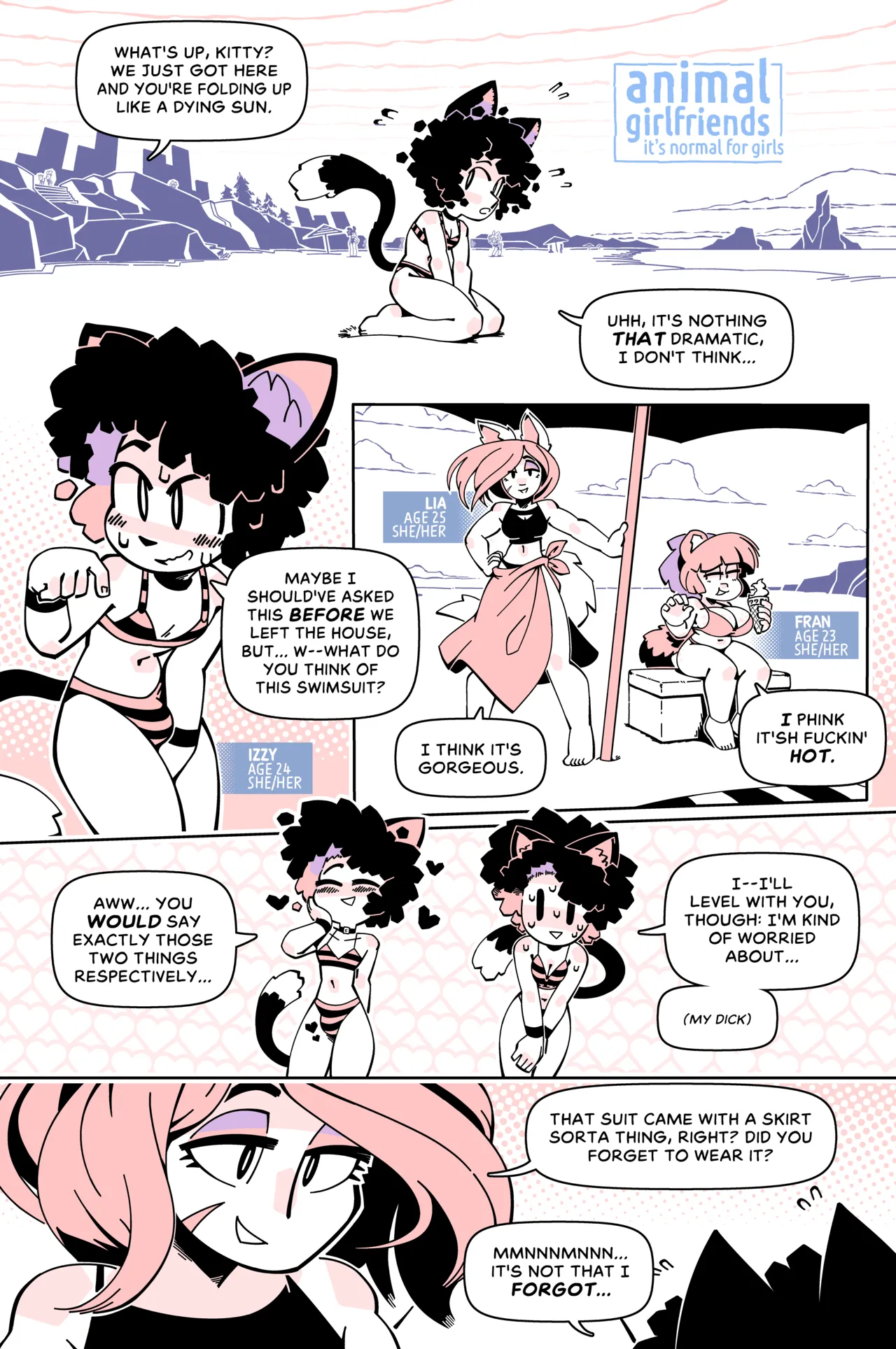 Animal Girlfriends: It's Normal for Girls page 2 full