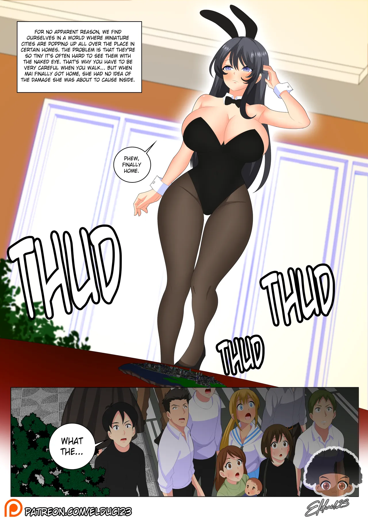 My Mega Bunny Girl Senpai page 3 full
