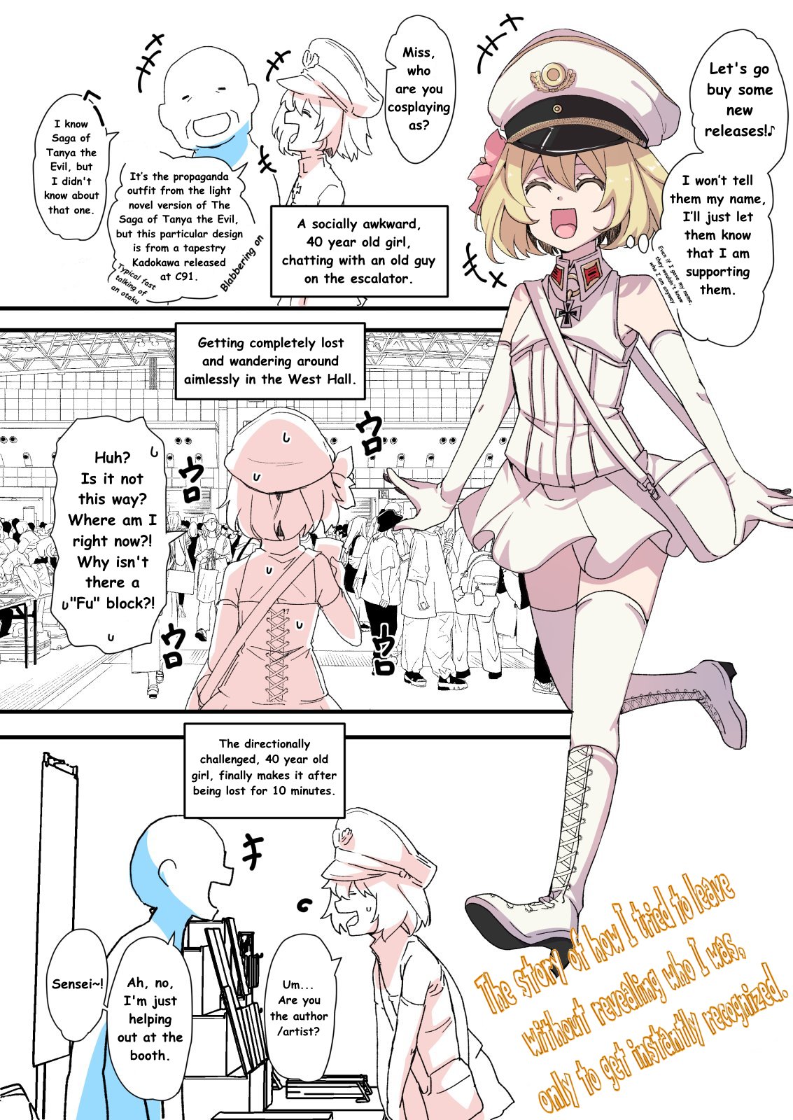memories from Day 2 of the Comiket english Mister Television page 1 full