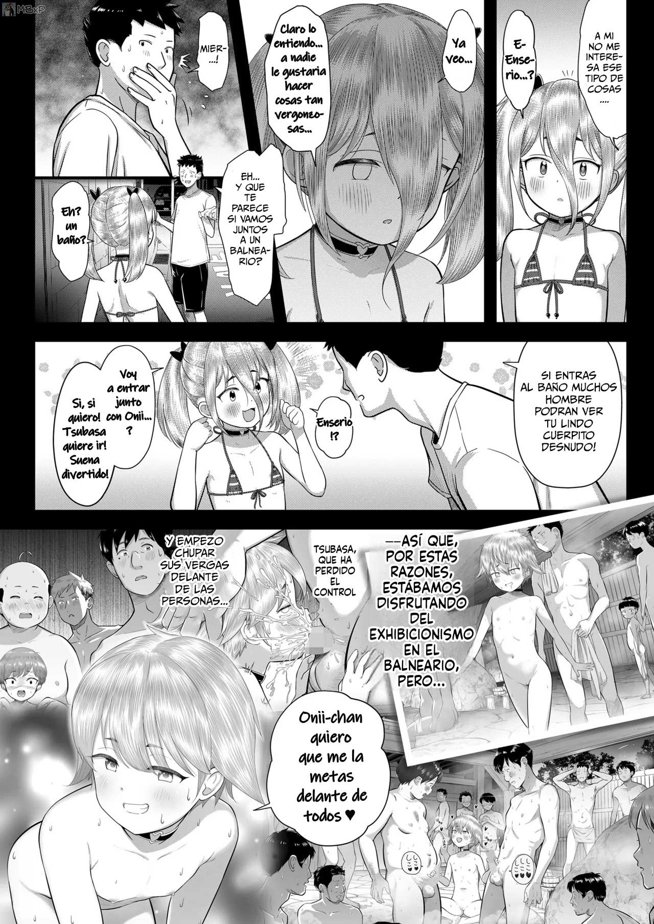 Tsubasa to Anii ni no Suupaa Dokidoki Kenkou Rando 2 | Una chica enamorada entra al baño de hombres parte 2 page 2 full