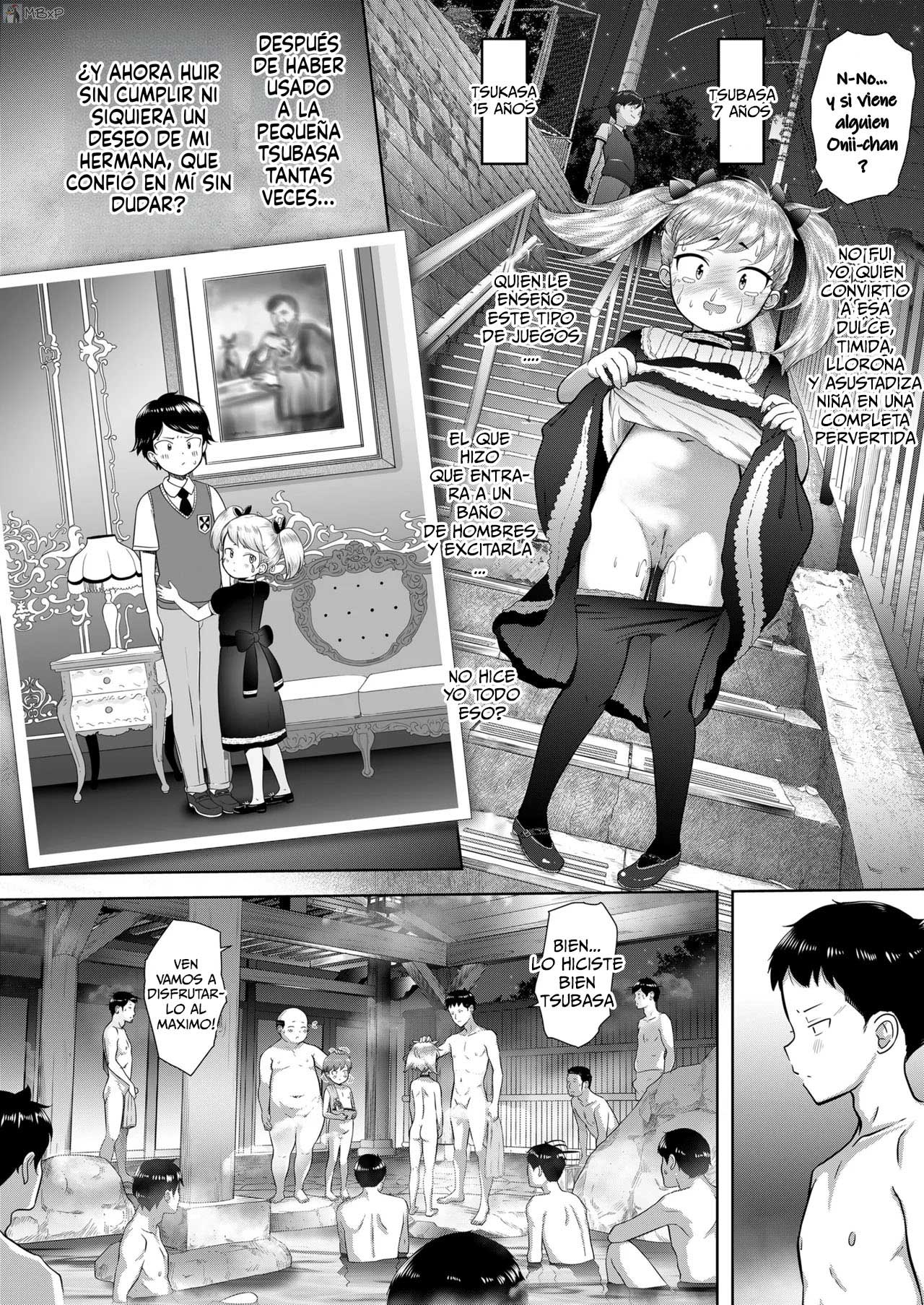 Tsubasa to Anii ni no Suupaa Dokidoki Kenkou Rando 2 | Una chica enamorada entra al baño de hombres parte 2 page 4 full