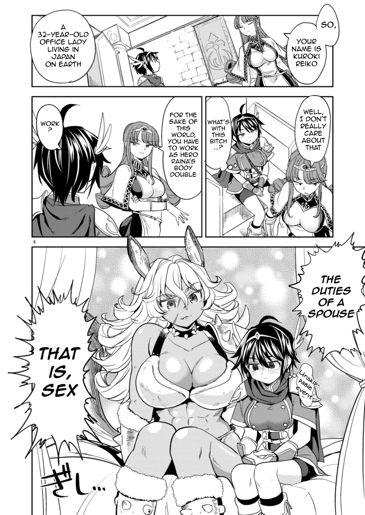 Reincarnated as a Female Hero Who Seems to Have 5 Demon Wives - Chapter 1 page 7 full