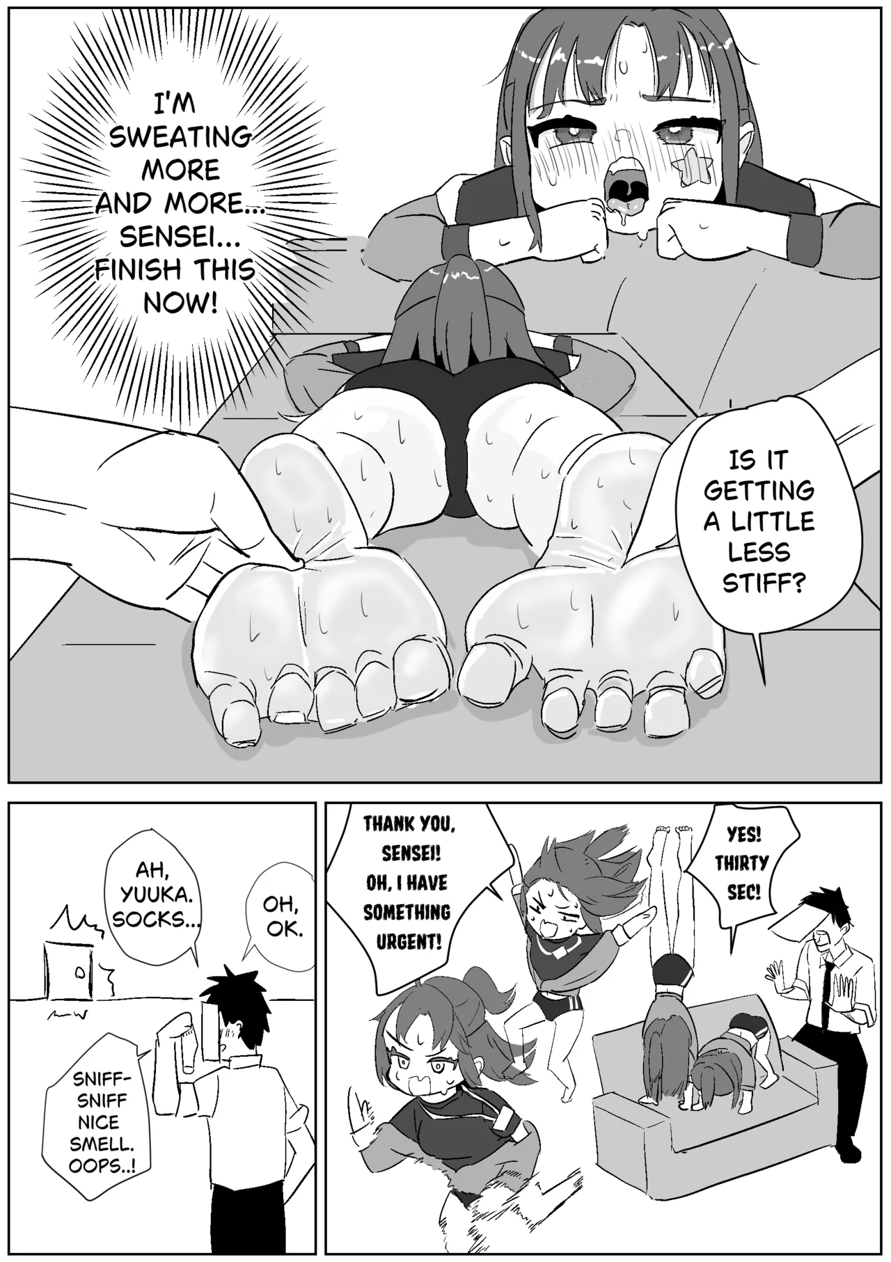 Foot Massage for  Yuuka page 3 full