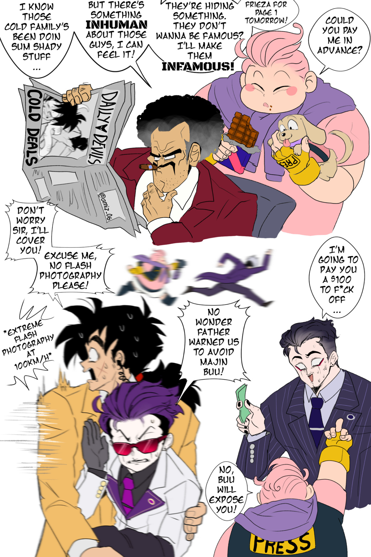 Dragon Ball human AU page 7 full