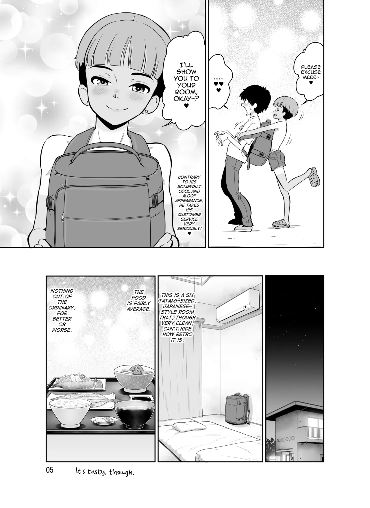 Shukuhakusaki no DoS Hiyake Danshi o Mesuiki sasetara Gachi de Horerareta Ohanashi page 5 full