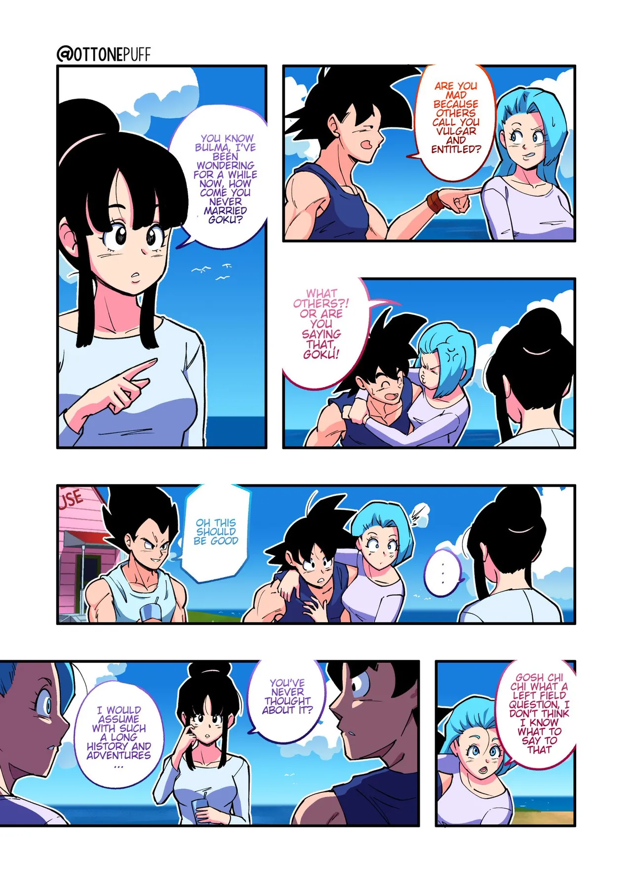 Untitled Bulma x Goku page 3 full