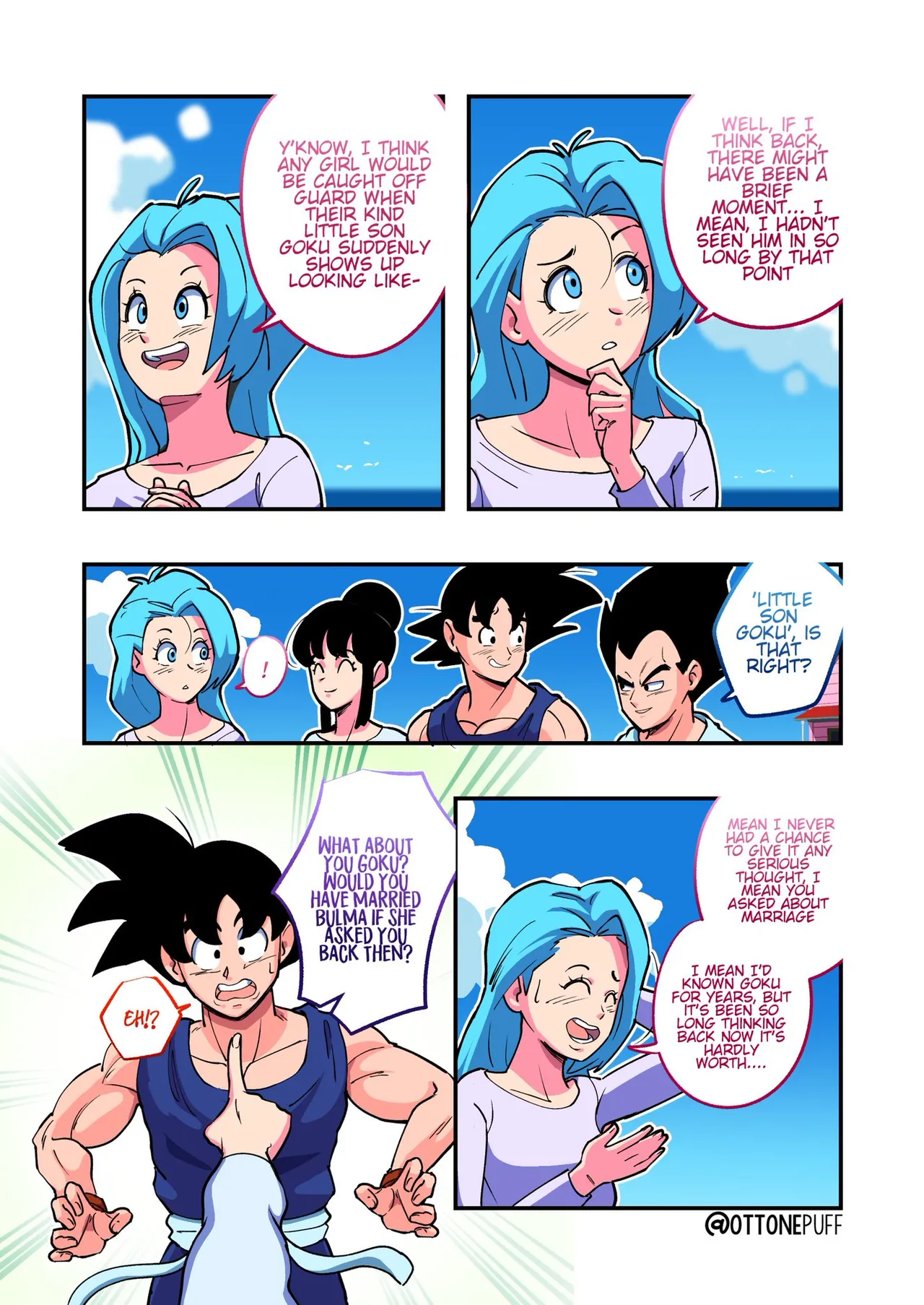 Untitled Bulma x Goku page 4 full