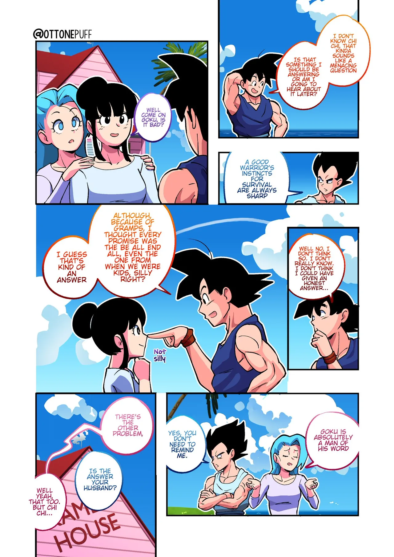 Untitled Bulma x Goku page 5 full