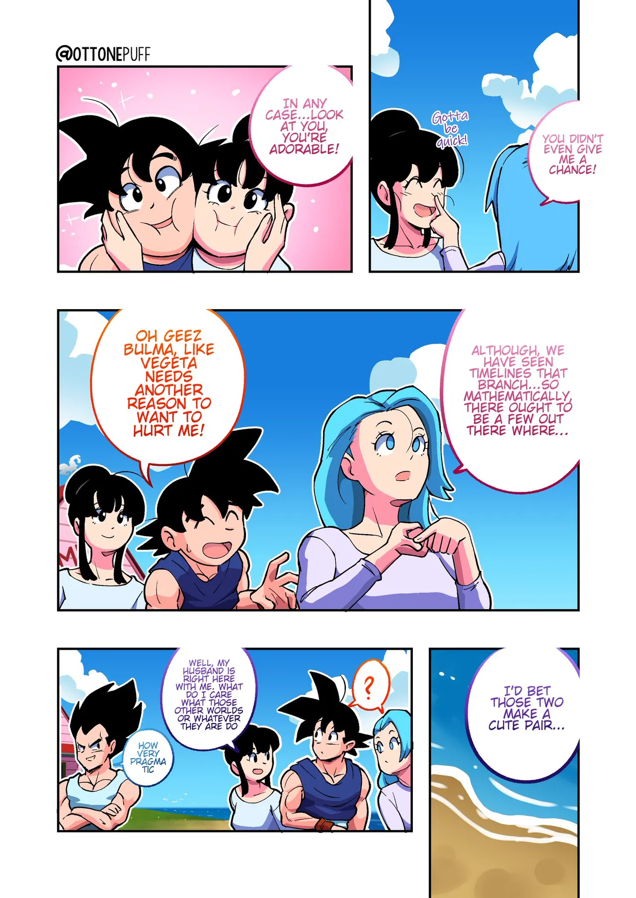 Untitled Bulma x Goku page 6 full