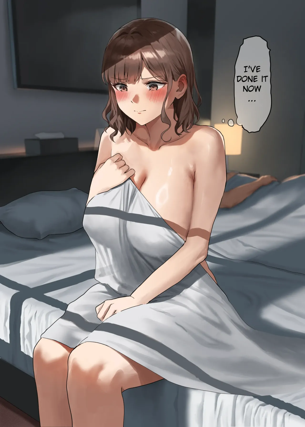 Ichiya Aketa Asa, Asadachi o Fella de Sukkiri Sasete Kureru Suiei-bu Komon no Sensei | The Morning After, My Swimming Club Coach Gives Me a Blowjob to Relieve My Morning Wood page 2 full
