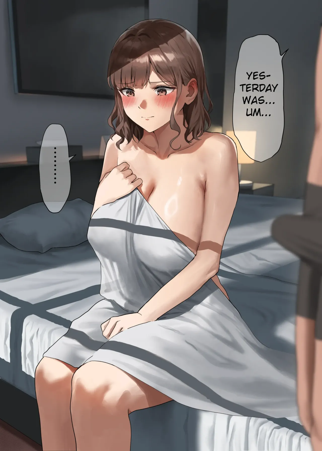 Ichiya Aketa Asa, Asadachi o Fella de Sukkiri Sasete Kureru Suiei-bu Komon no Sensei | The Morning After, My Swimming Club Coach Gives Me a Blowjob to Relieve My Morning Wood page 5 full