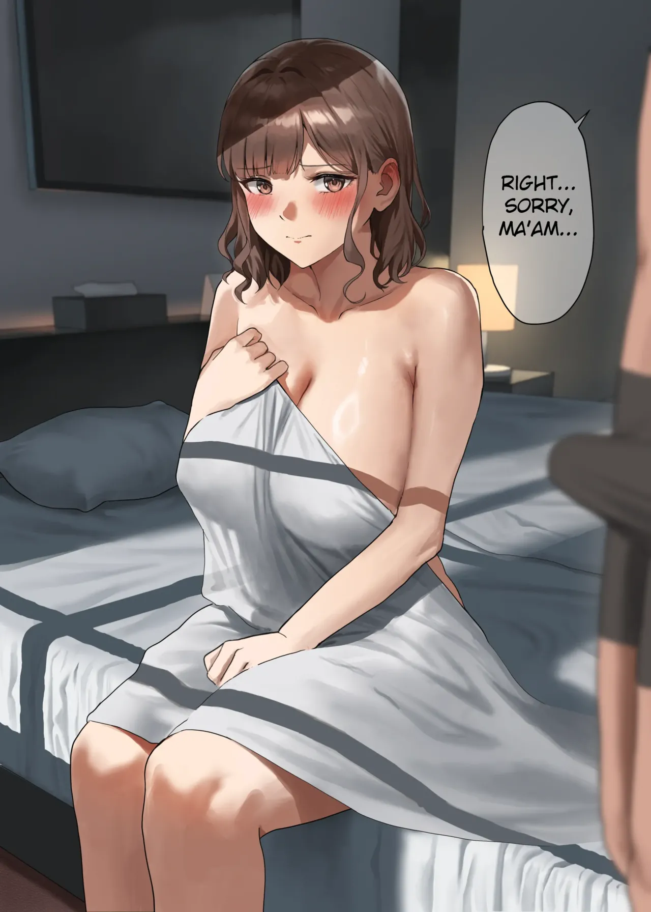 Ichiya Aketa Asa, Asadachi o Fella de Sukkiri Sasete Kureru Suiei-bu Komon no Sensei | The Morning After, My Swimming Club Coach Gives Me a Blowjob to Relieve My Morning Wood page 9 full