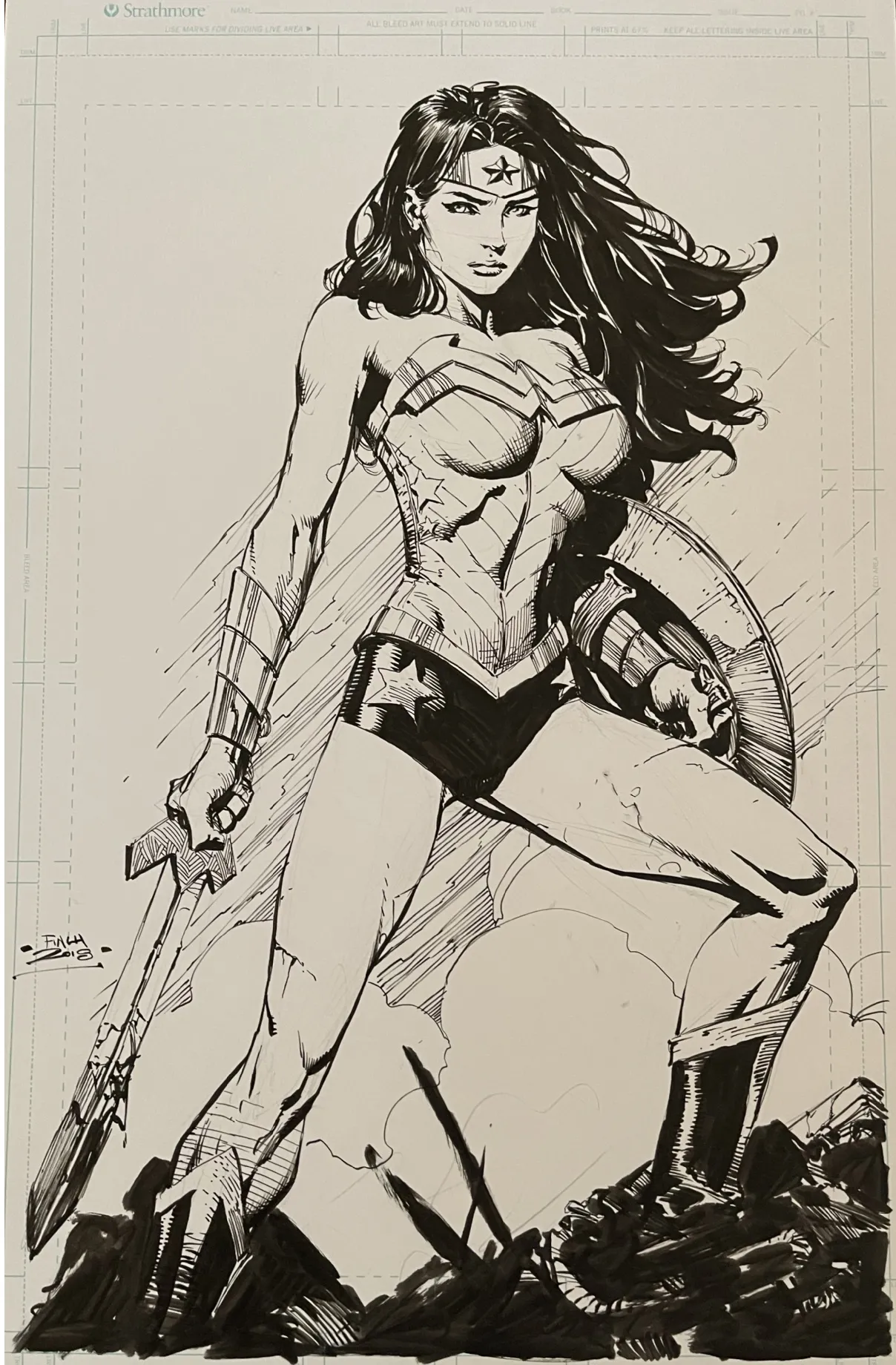 Wonder Woman by David Finch page 1 full
