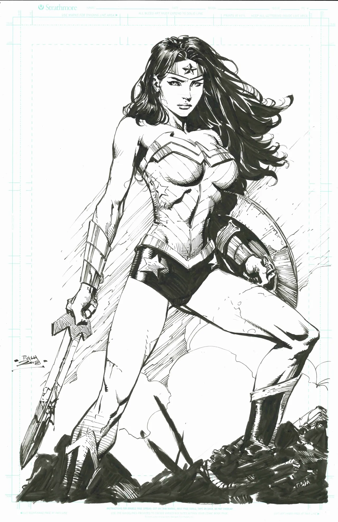 Wonder Woman by David Finch page 3 full