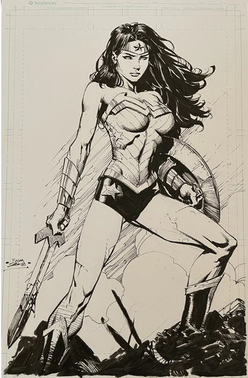 Wonder Woman by David Finch cover