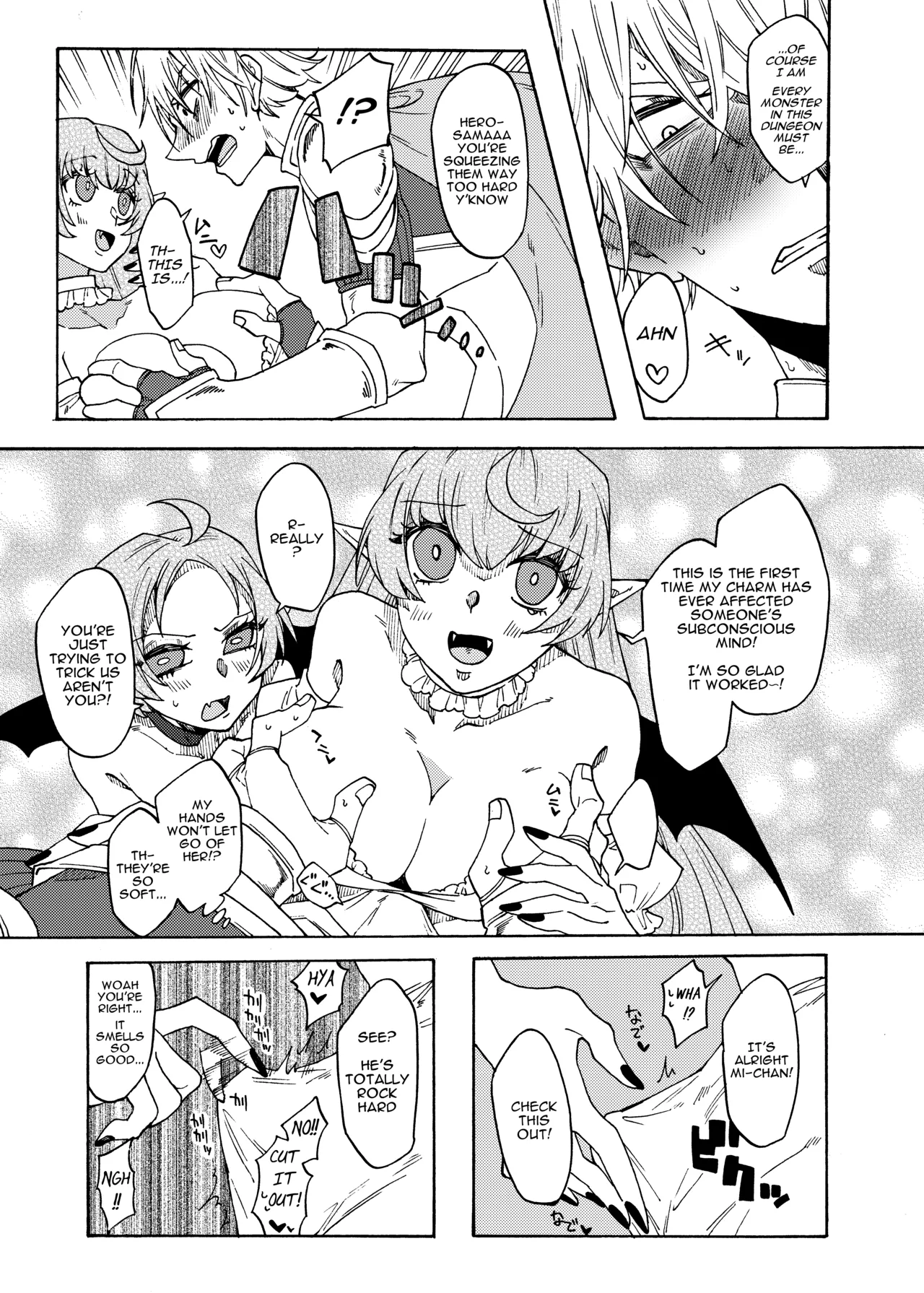 Saikyou Yuusha ga Zako Succubus Shimai no Seieki Server ni naru Hanashi! | The Story of the Strongest Hero Becoming a Semen Dispenser for Small-Fry Succubus Sisters! page 8 full