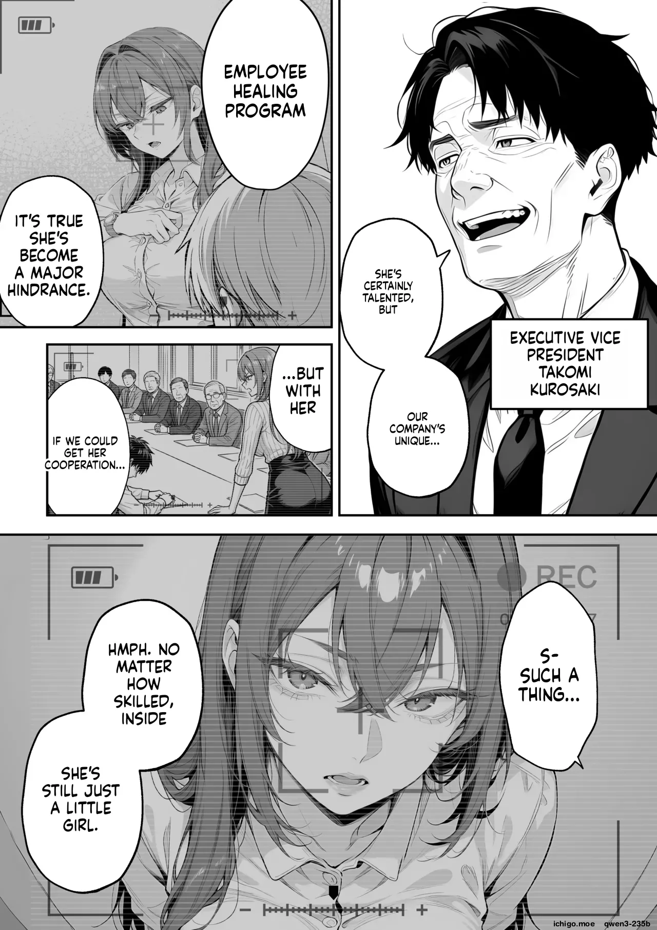 Eigyō seiseki saikai no OL ga zen shain no sei shori-gakari ni naru kaisha - AI Generated page 4 full
