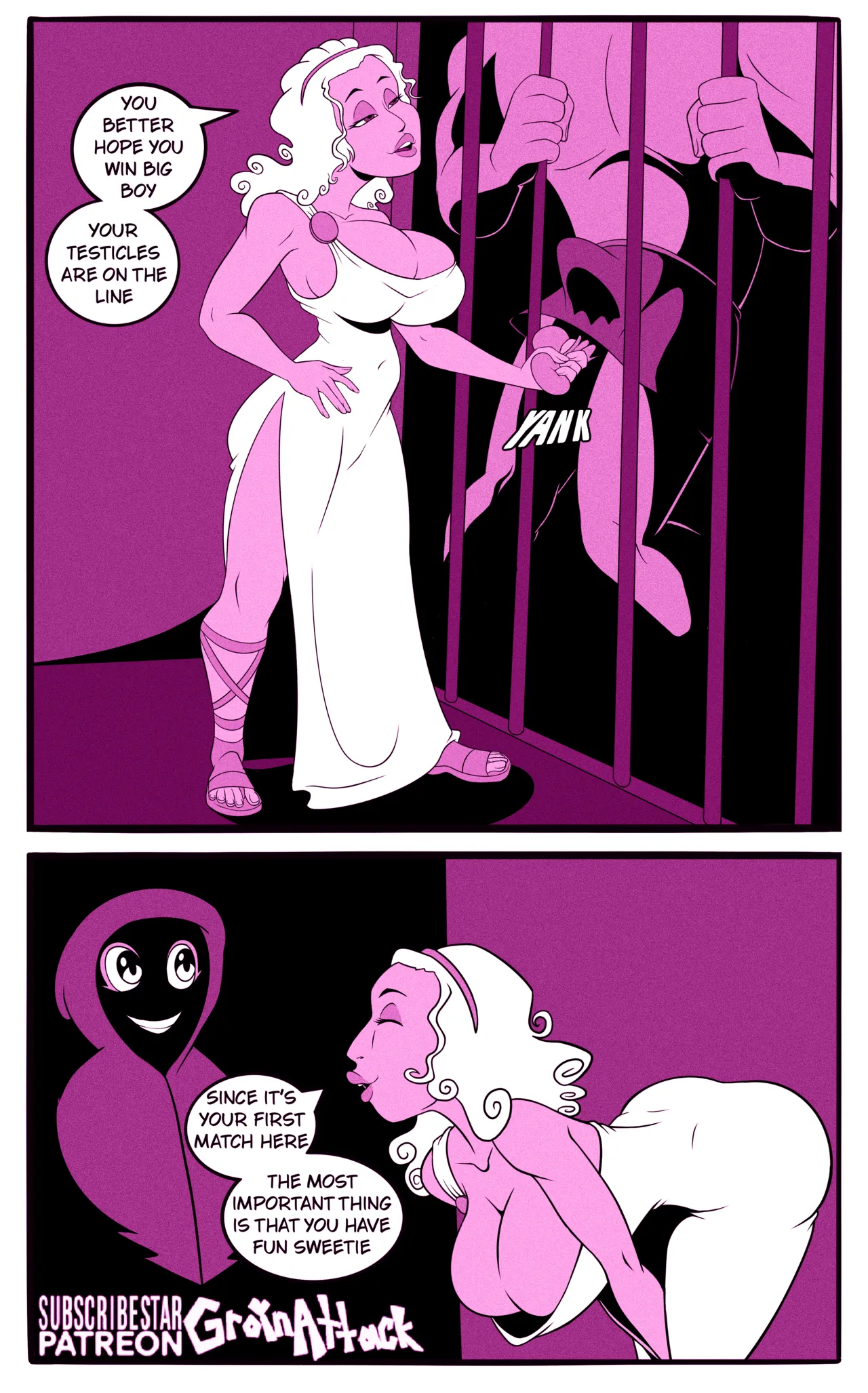 Ballbusting Bimbo Gladiatrix page 2 full