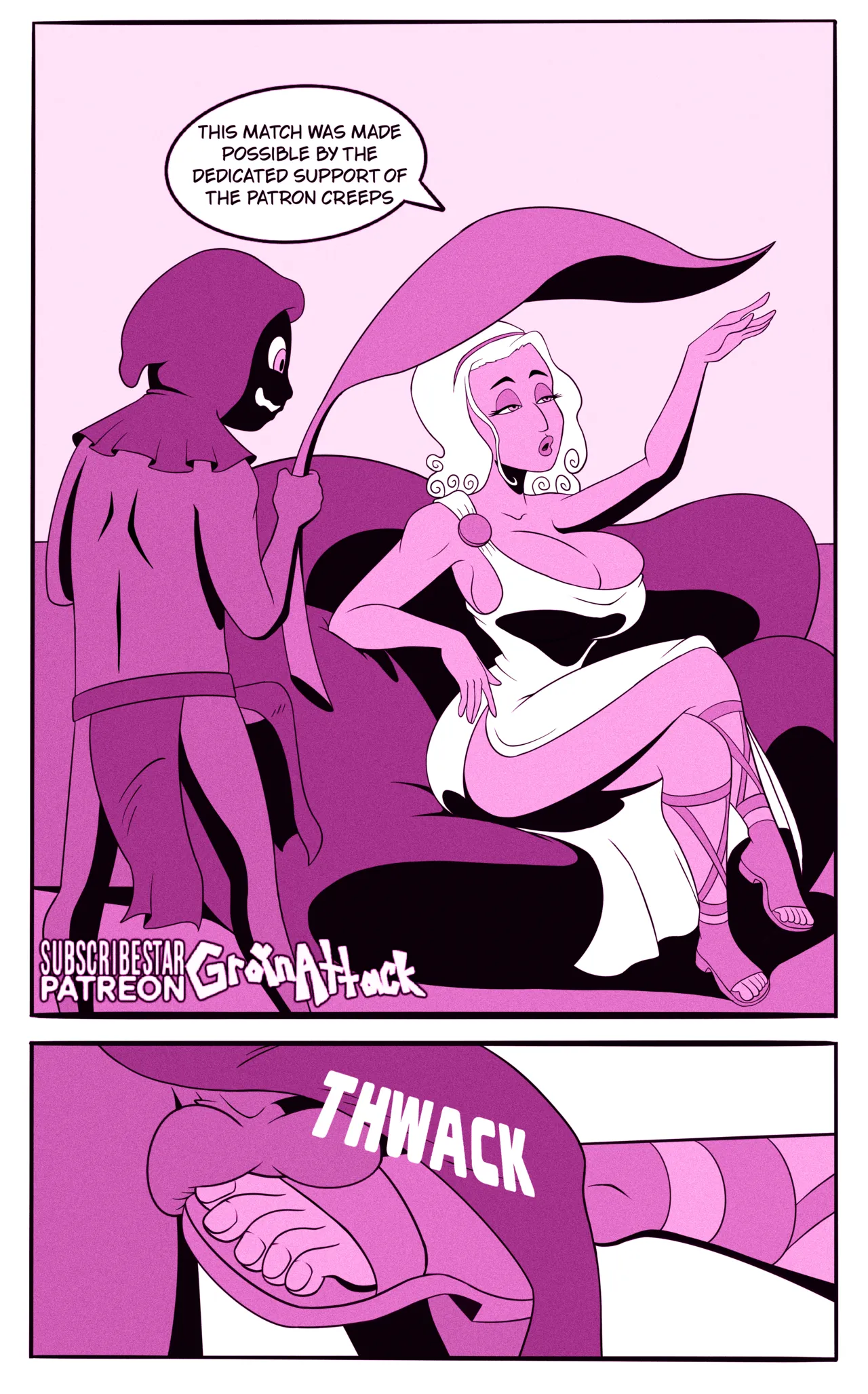 Ballbusting Bimbo Gladiatrix page 6 full