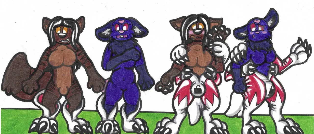 Latex Null Lycanroc Midnight Suits page 1 full