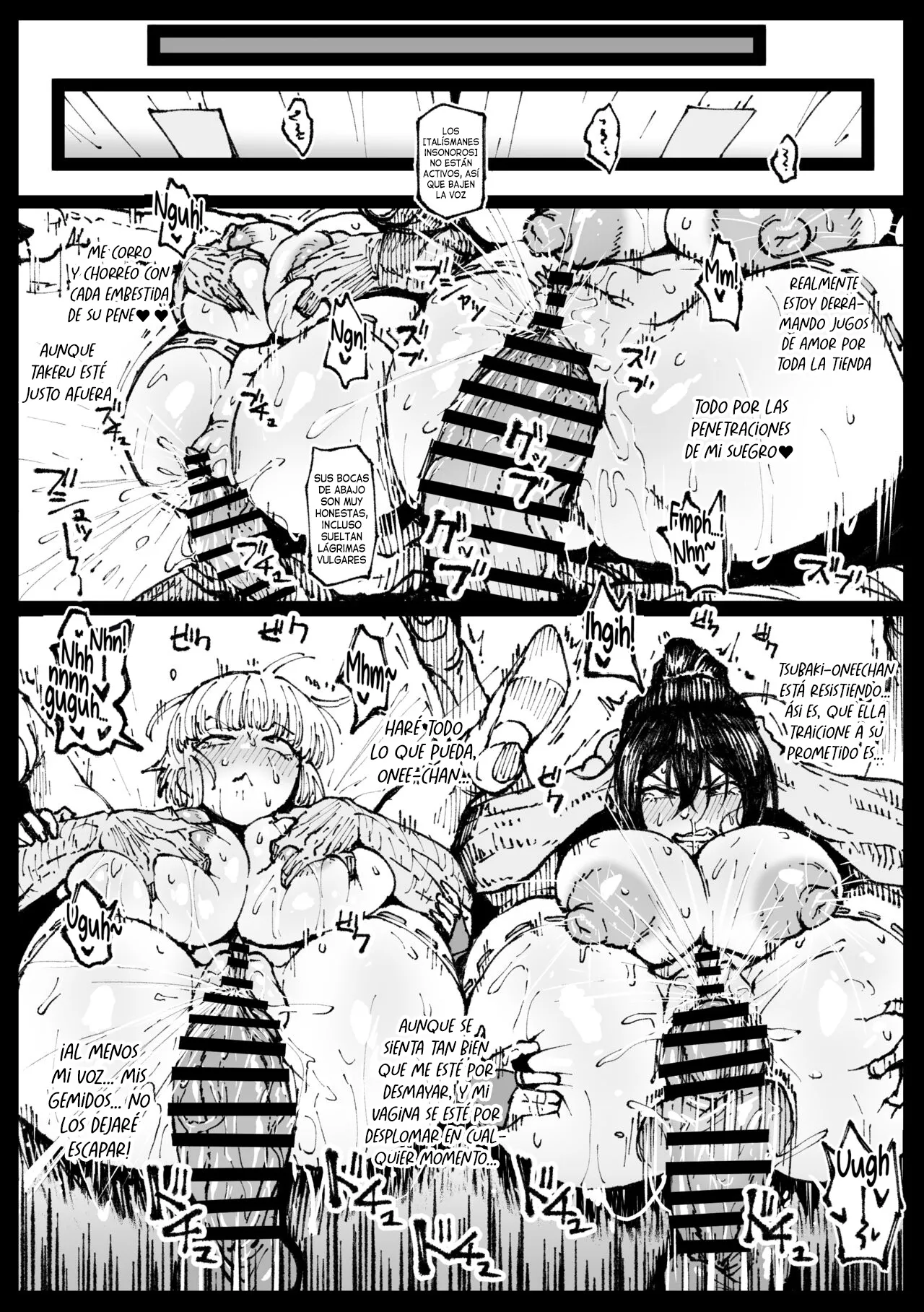 Iinazuke no Otou-san ni Netorareru Shimai | Hermanas seducidas por los padres de sus prometidos page 8 full