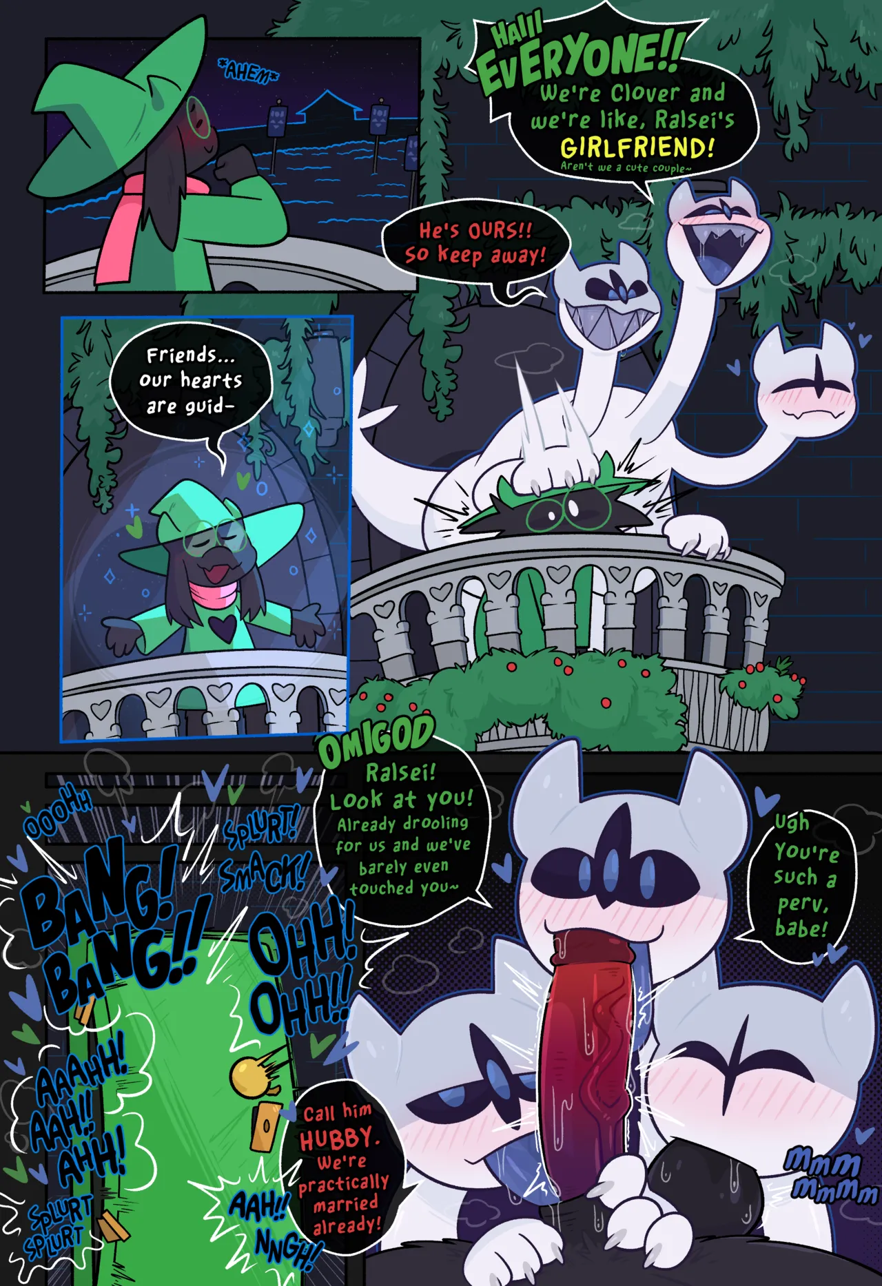Ralsei X Clover page 3 full
