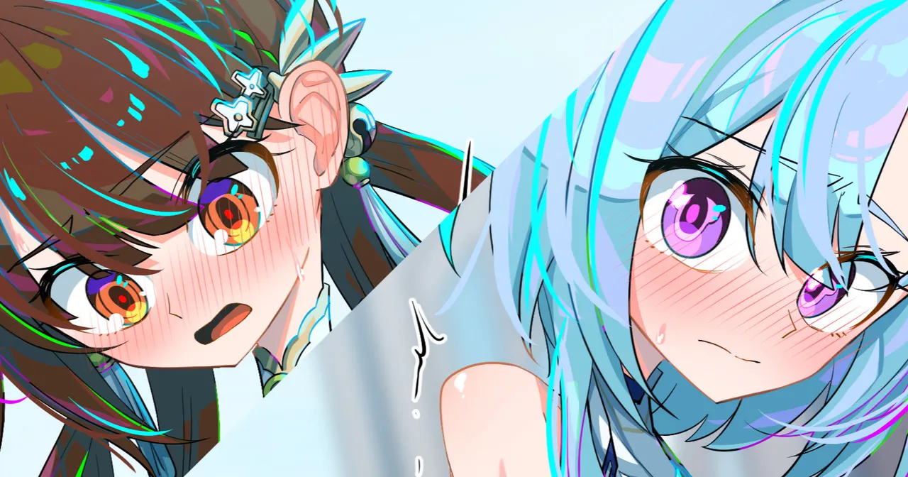 【Skeb絵】強制街中オナ page 1 full