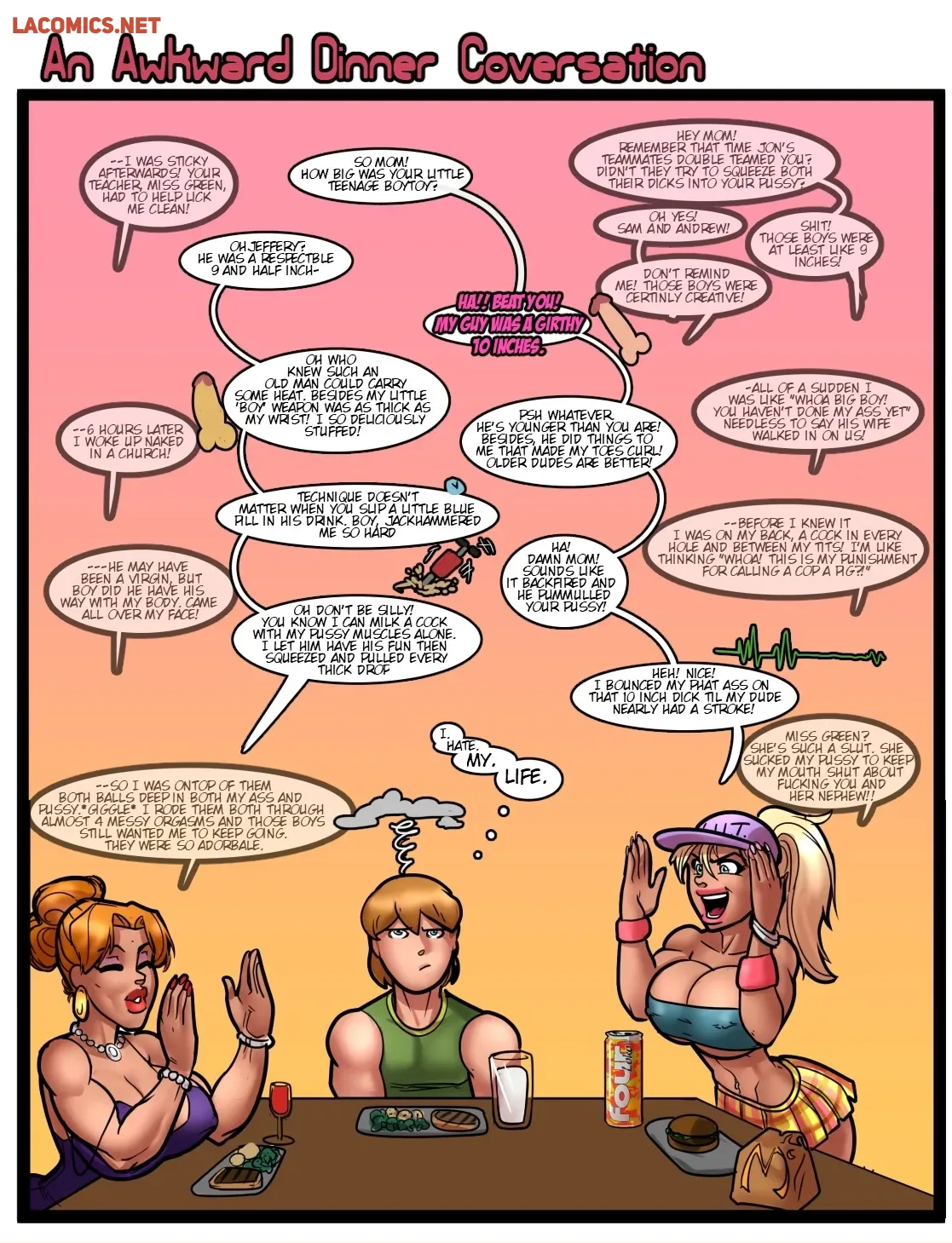Rabies T Lagomorph – My Mom And Sister Are Size Queen Sluts! 1-5 page 8 full