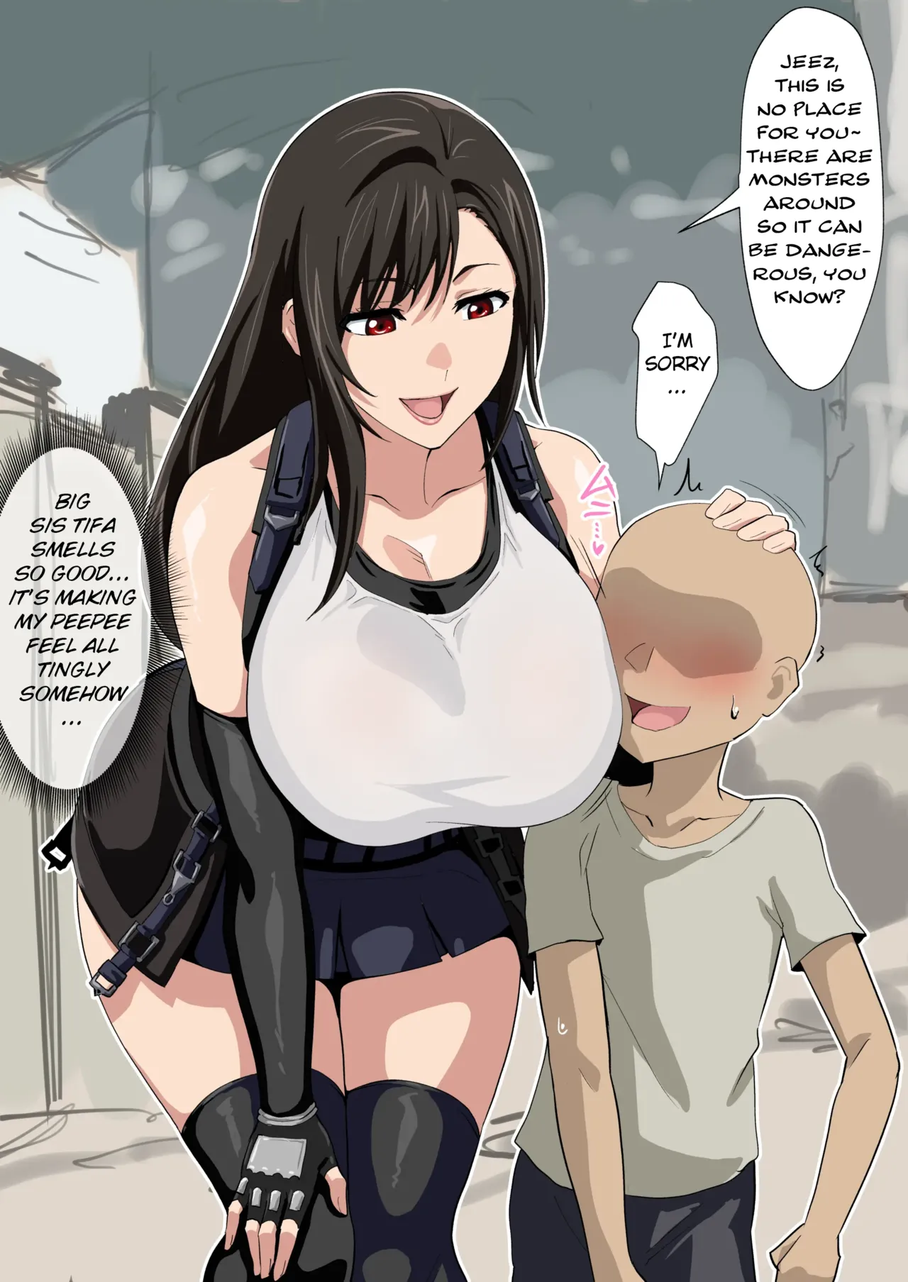 Tifa to Gakincho | Tifa and the Brat page 1 full