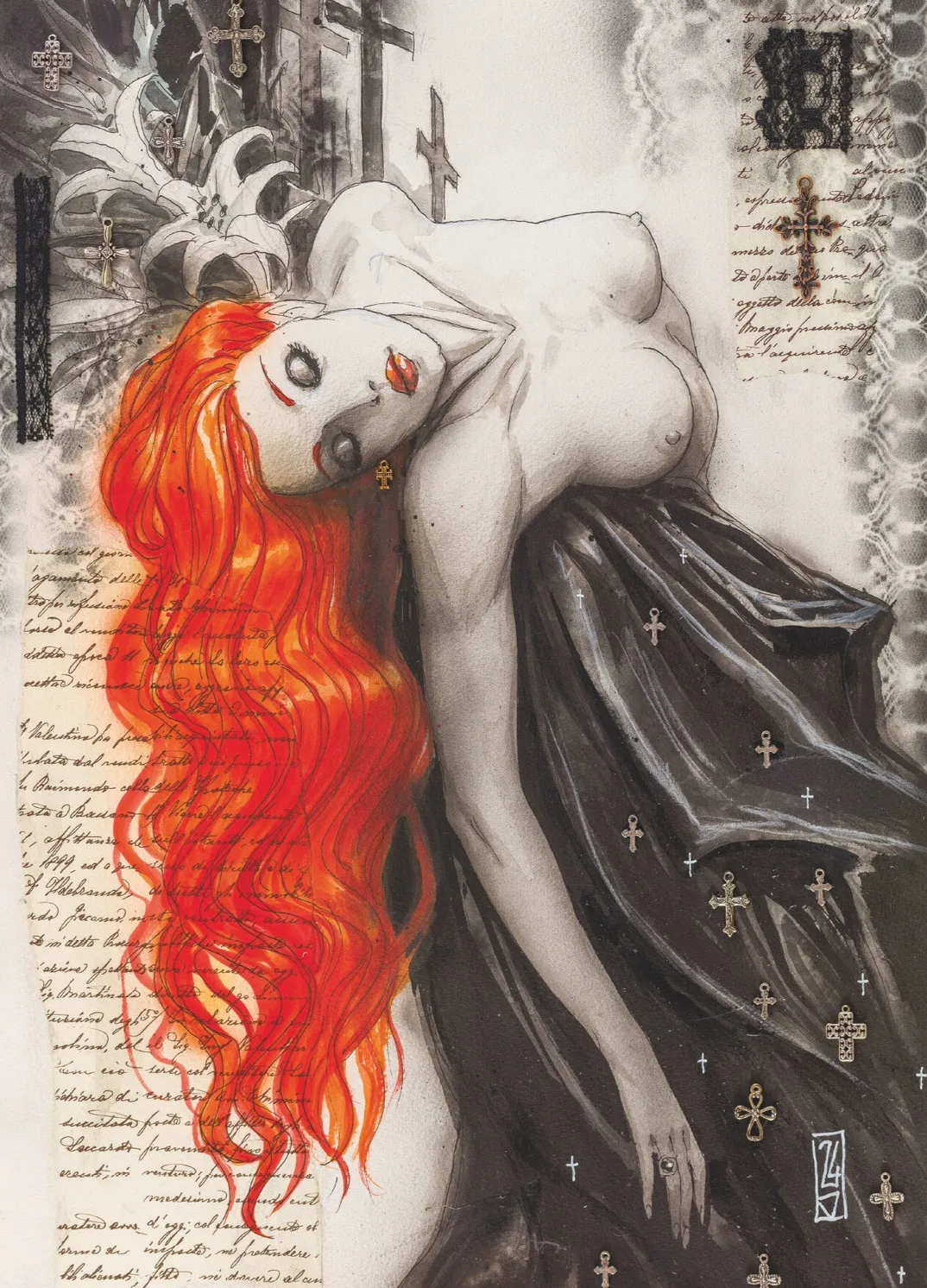 Illustrations érotiques des Fleurs du mal page 4 full