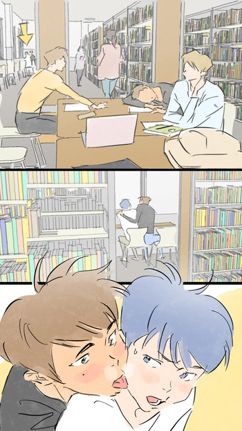 An Open Friend | In the library cover