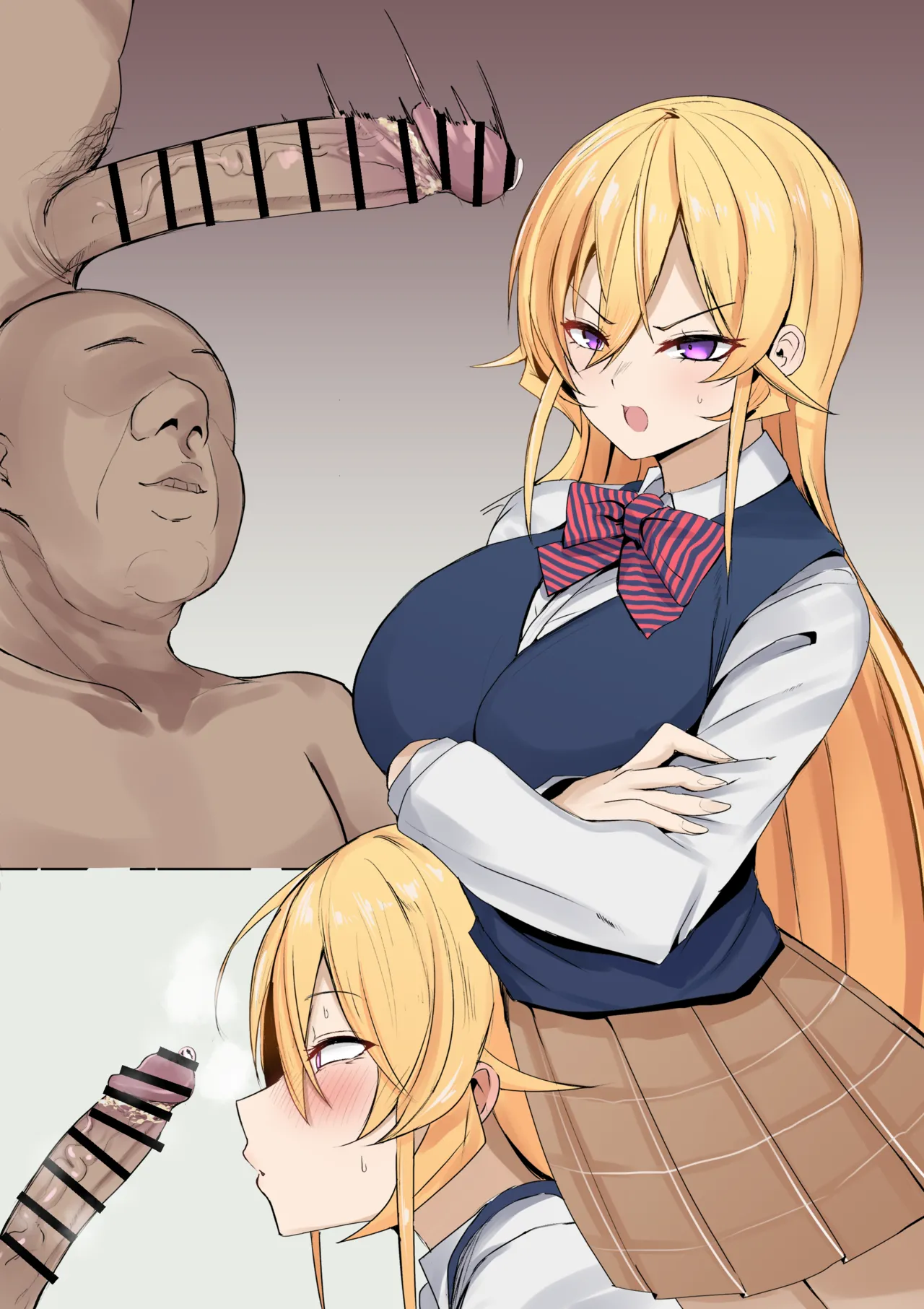 薙切えりな様にチンカスチンポを味わってもらいます page 9 full