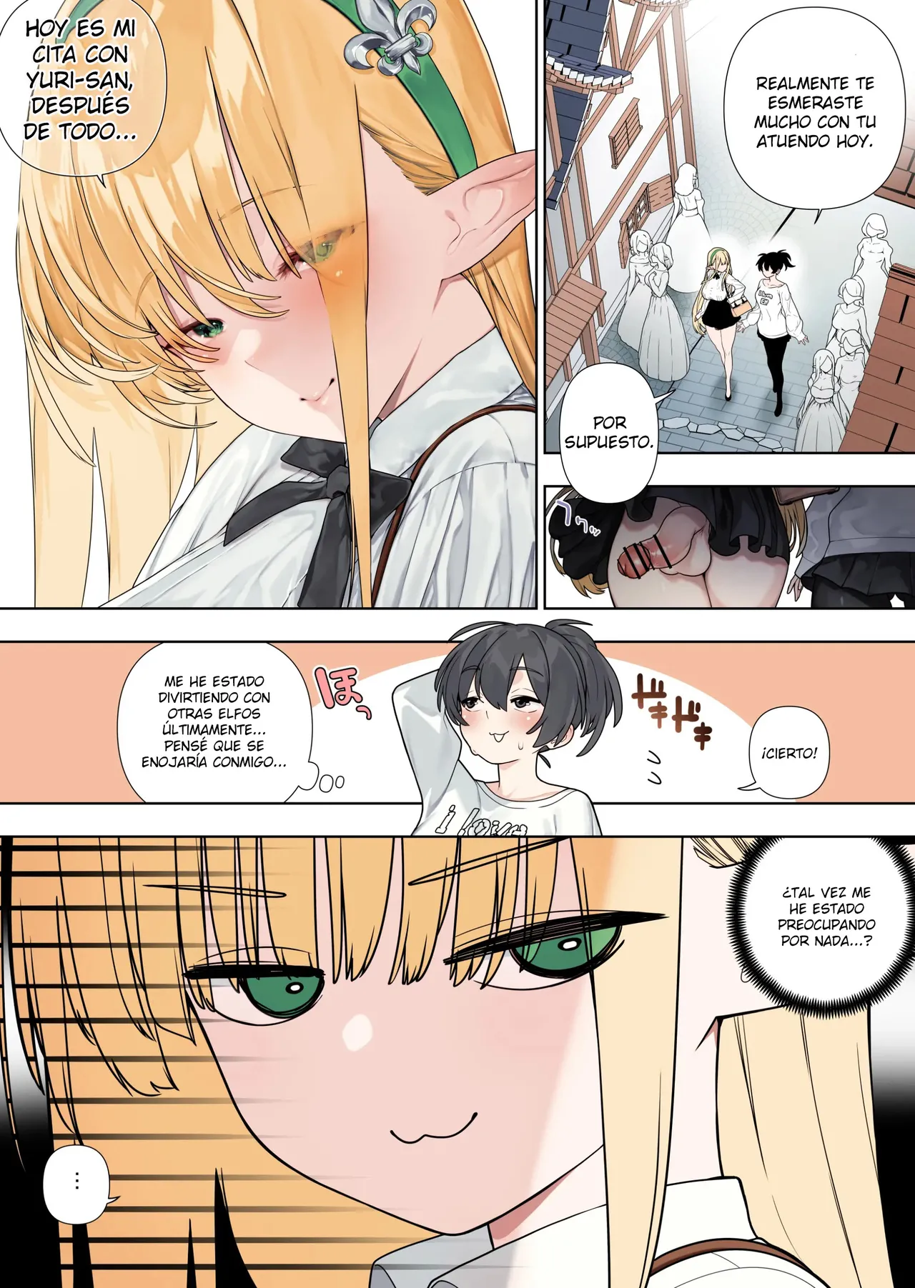 Futanari no elf 42 to 44-P1｜Elfa Futanari Cap. 42 y 44-Parte 1 page 2 full