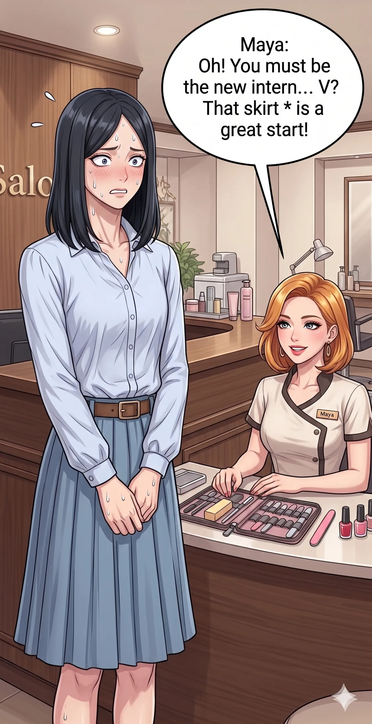 The Salon Internship by Asdfghjkl1597893690 page 8 full