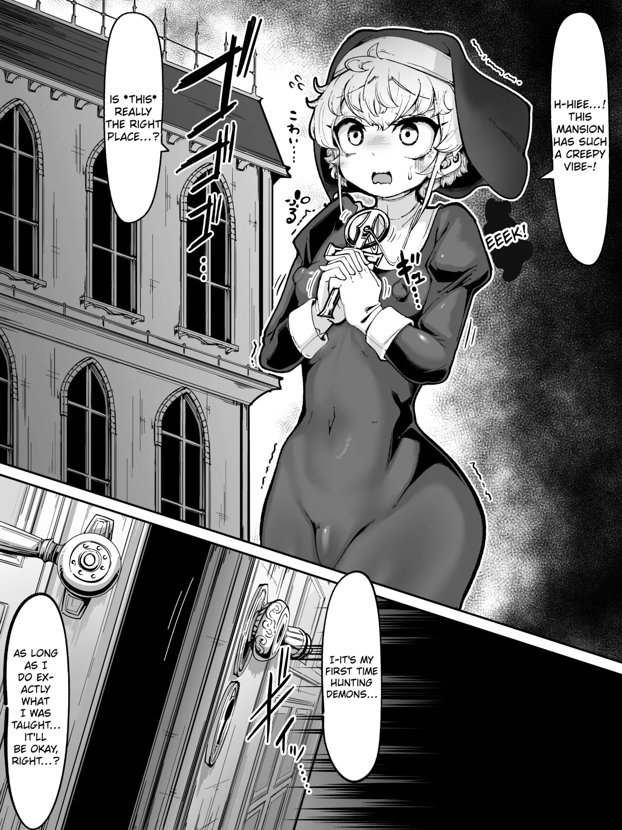 The Story of a Futa Nun Getting Caught in a Succubus's Trap and Drained of Her Semen page 2 full