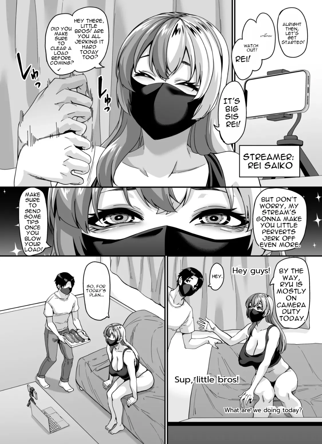 Zubora Ane  ga Gobaku Ero Buzz Shitakara Hirakinaotte Kyoudai de Ero Haishin suru Waku 2 | My Slob Of An Older Sister's Accidental Adult Stream Caused So Much Hype, She Pivoted To Doing Brother X Sister Sex Streams! 2 page 5 full