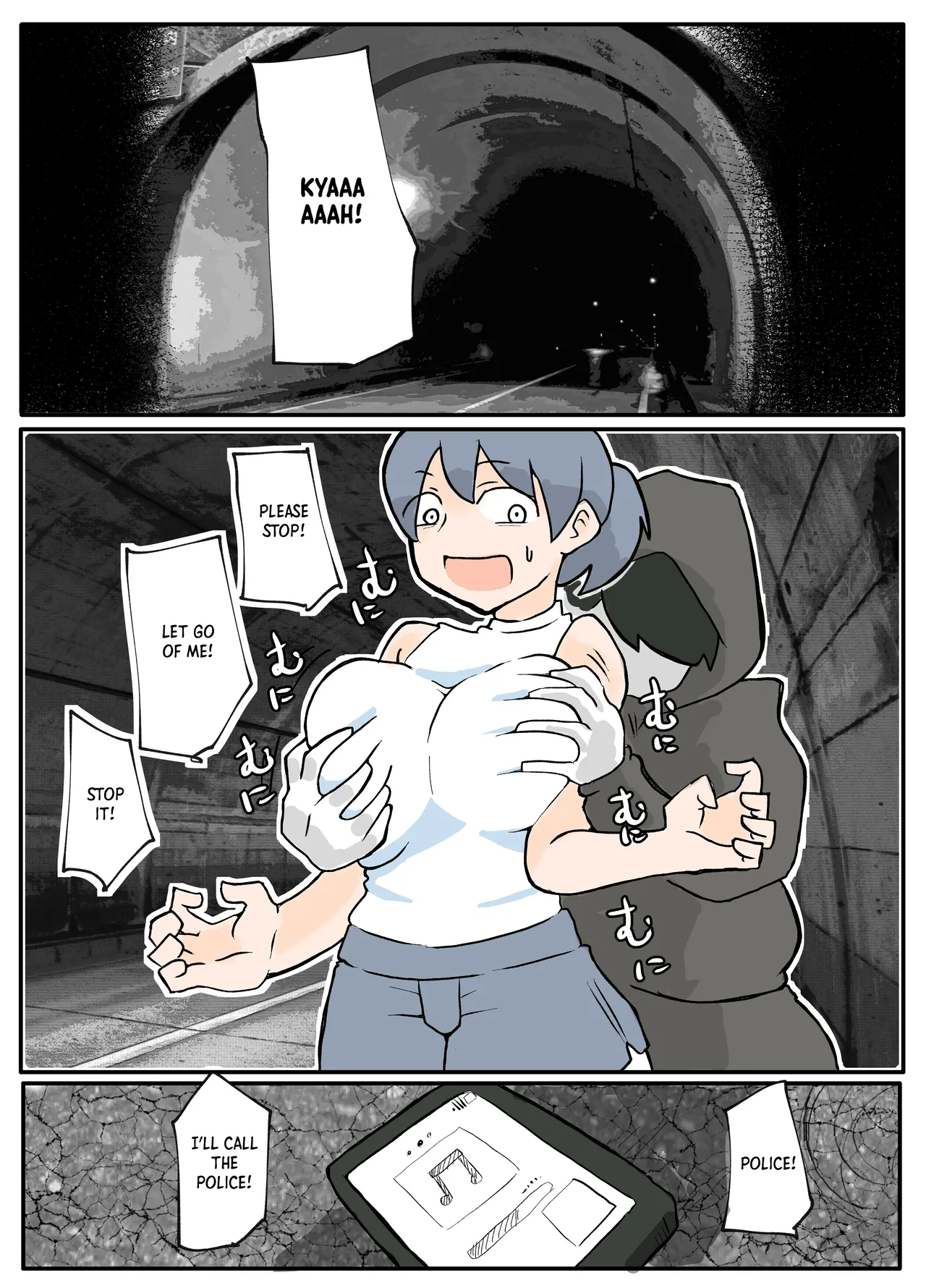 Running-chuu no Tanktop Nee-san ga Rape Sareru Ohanashi｜The Story of a Tank-Top Girl Getting Raped While Out Running page 4 full