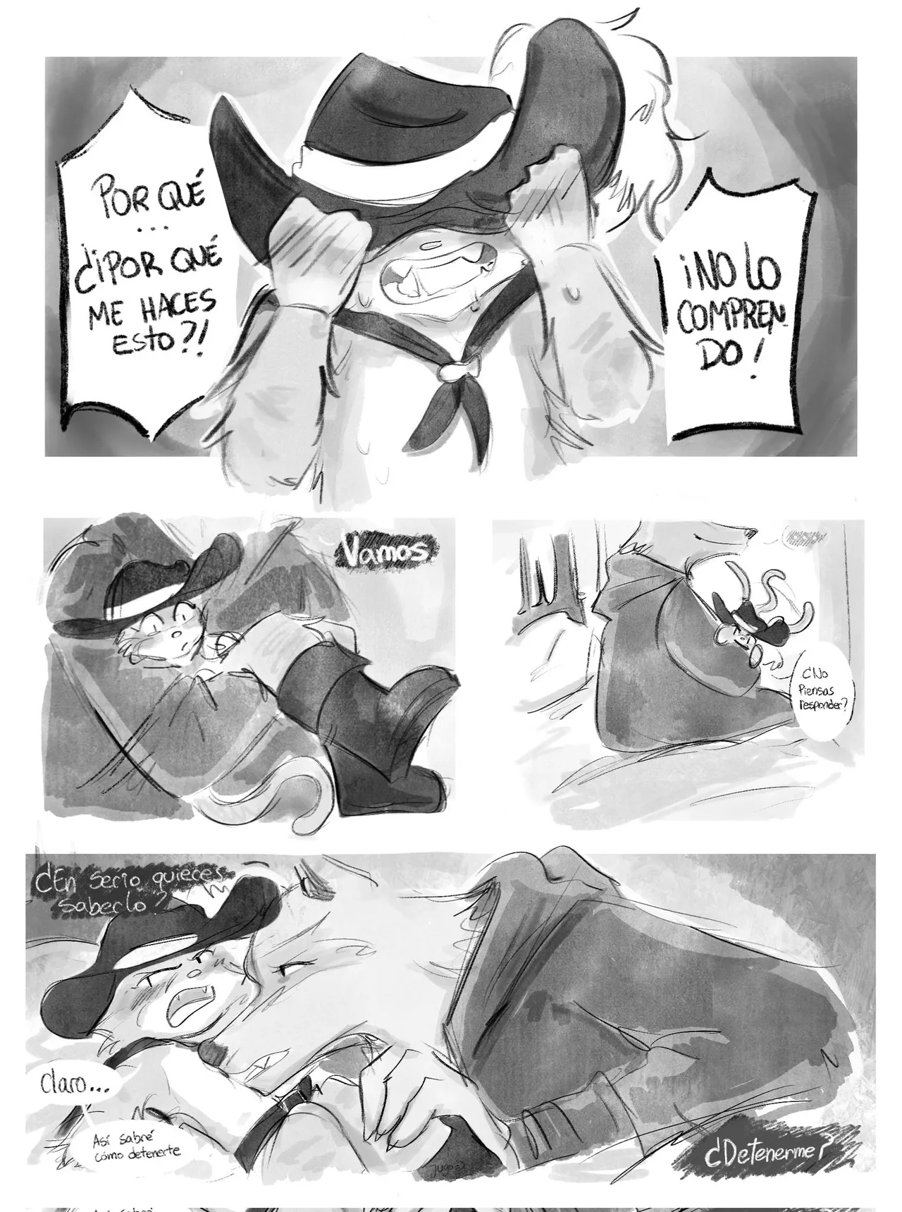 Puss x Death Comic page 5 full