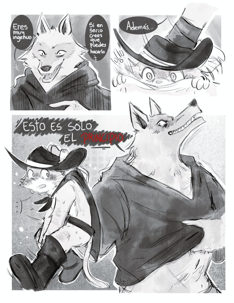 Puss x Death Comic page 6 full