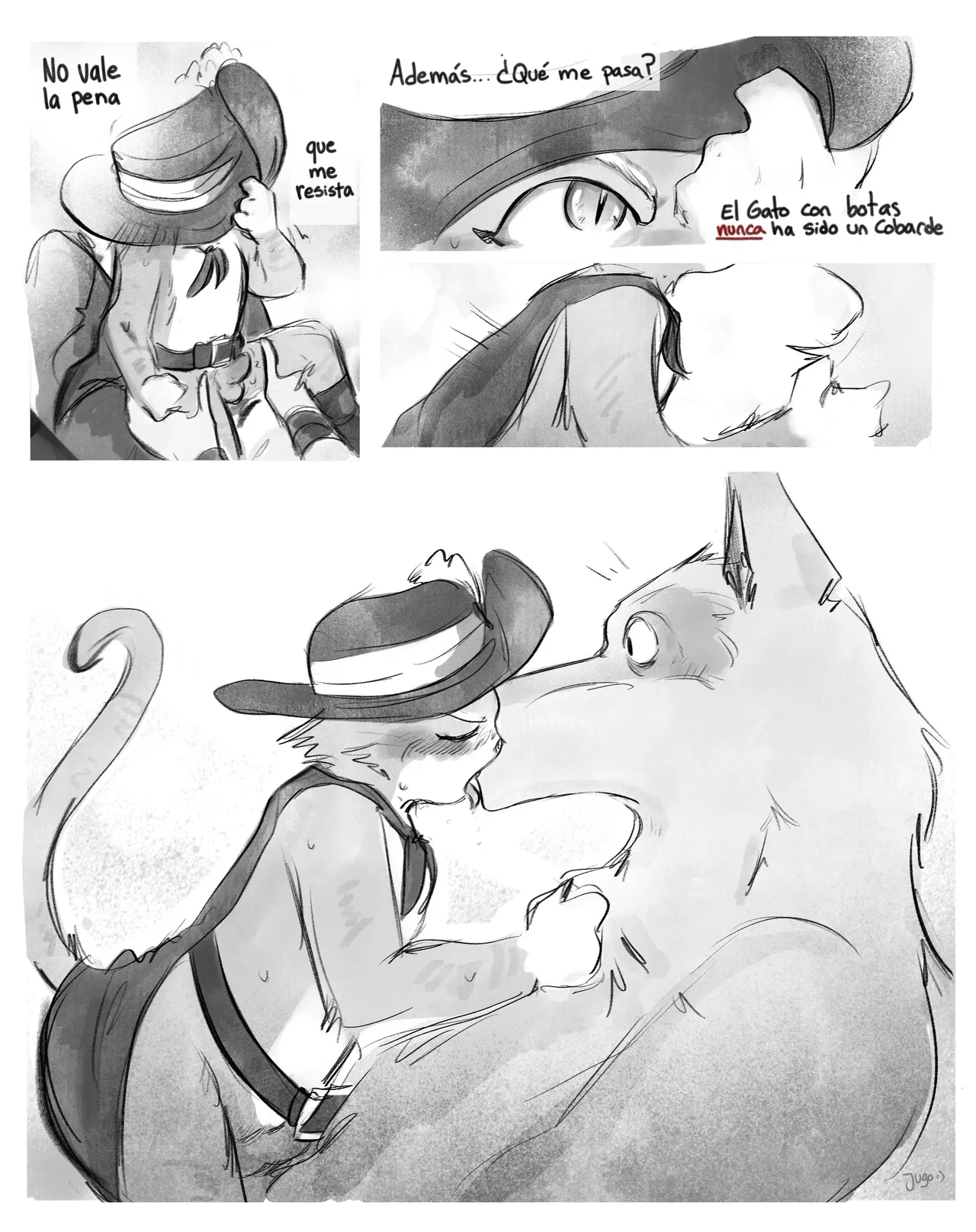 Puss x Death Comic page 9 full