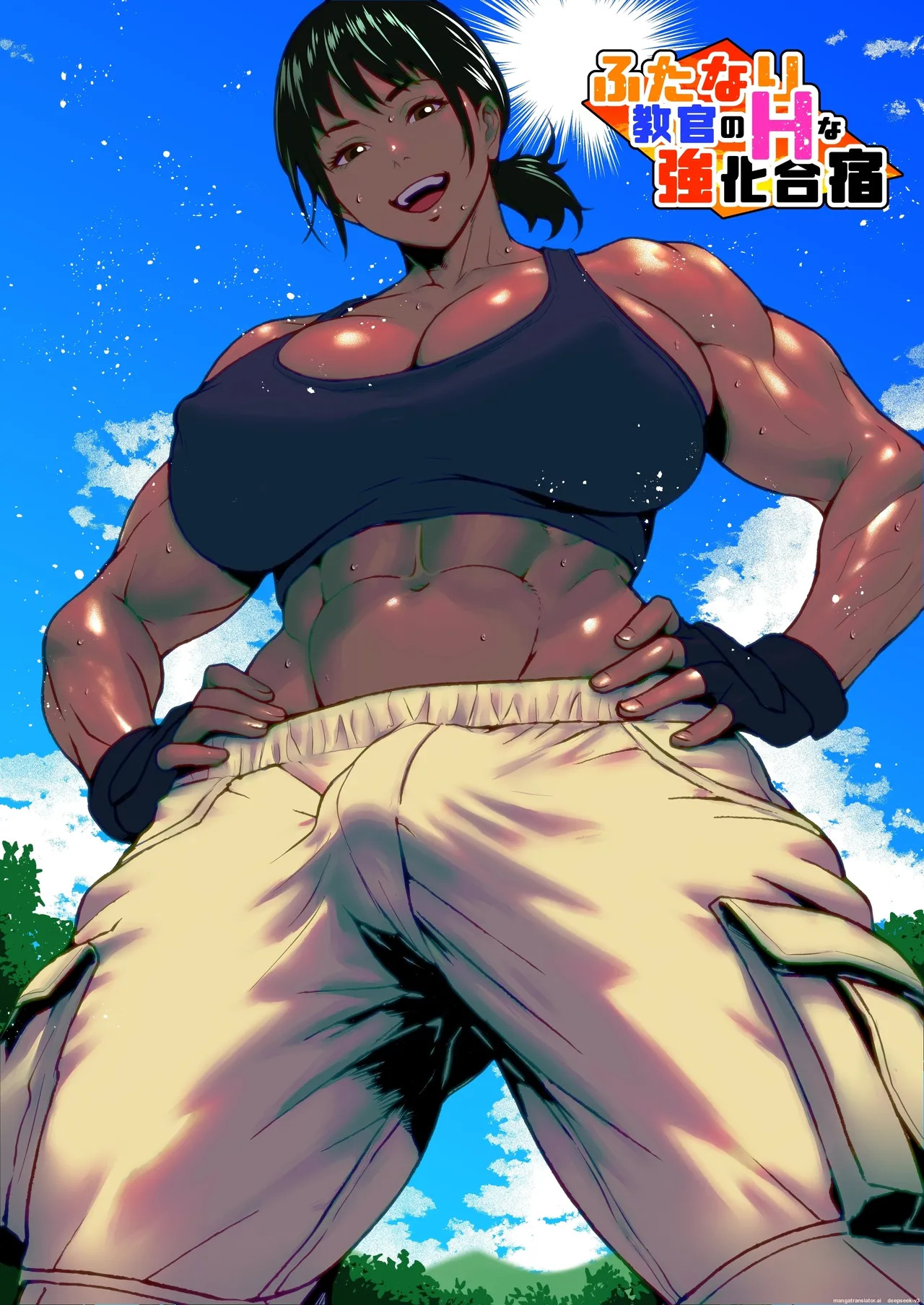 Futanari Kyoukan no H na Kyouka Gasshuku｜El campo de entrenamiento de la maestra futanari page 1 full