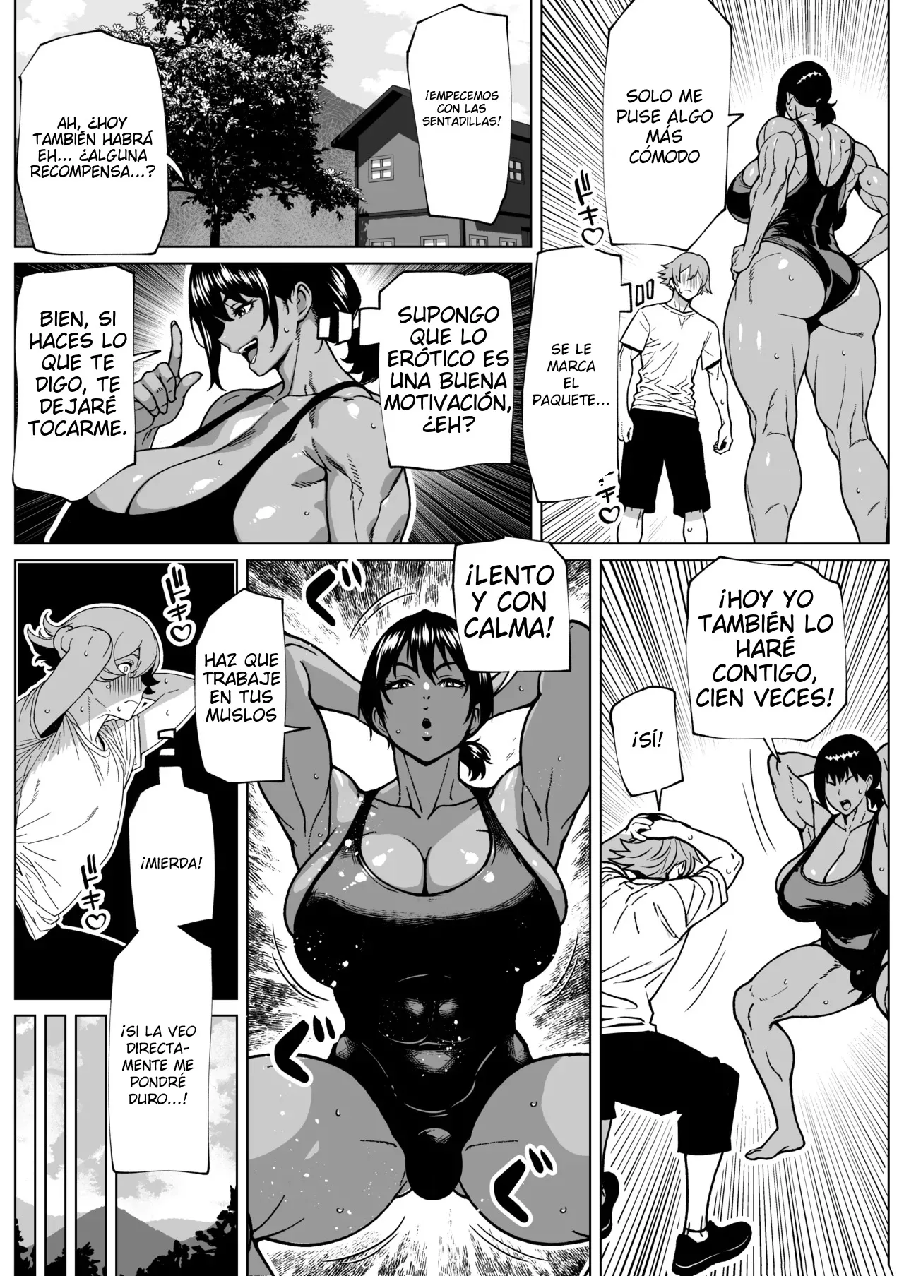 Futanari Kyoukan no H na Kyouka Gasshuku｜El campo de entrenamiento de la maestra futanari page 10 full