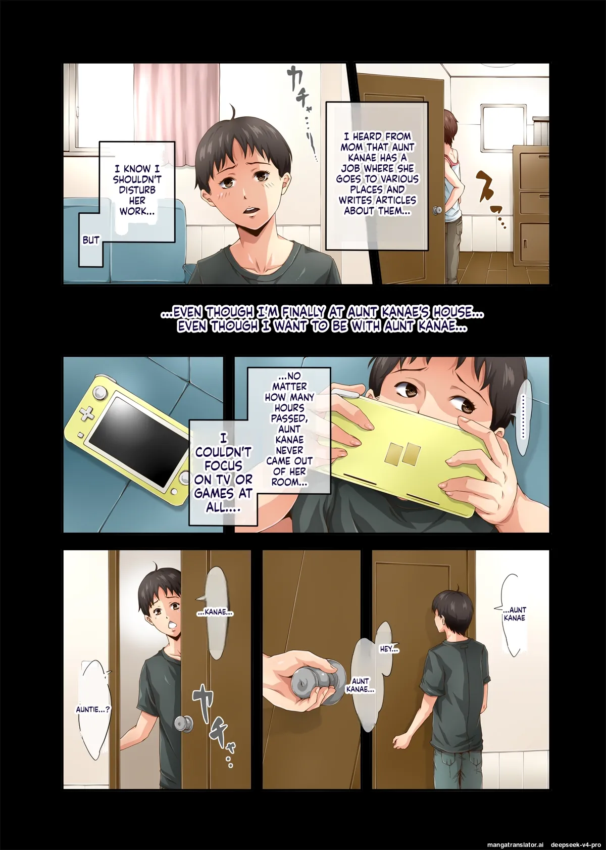 Kawaii Osaru-san to Sugosu Mesu Inu Oba-san no 3-kakan no Jijou page 6 full