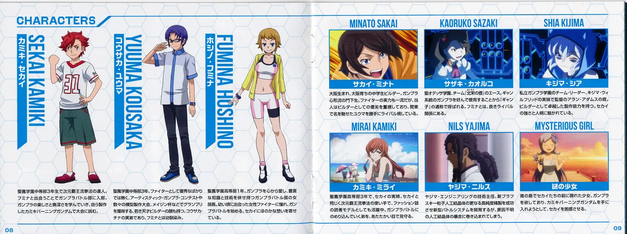 Gundam Build Fighters Special Build Disc Liner Notes page 5 full