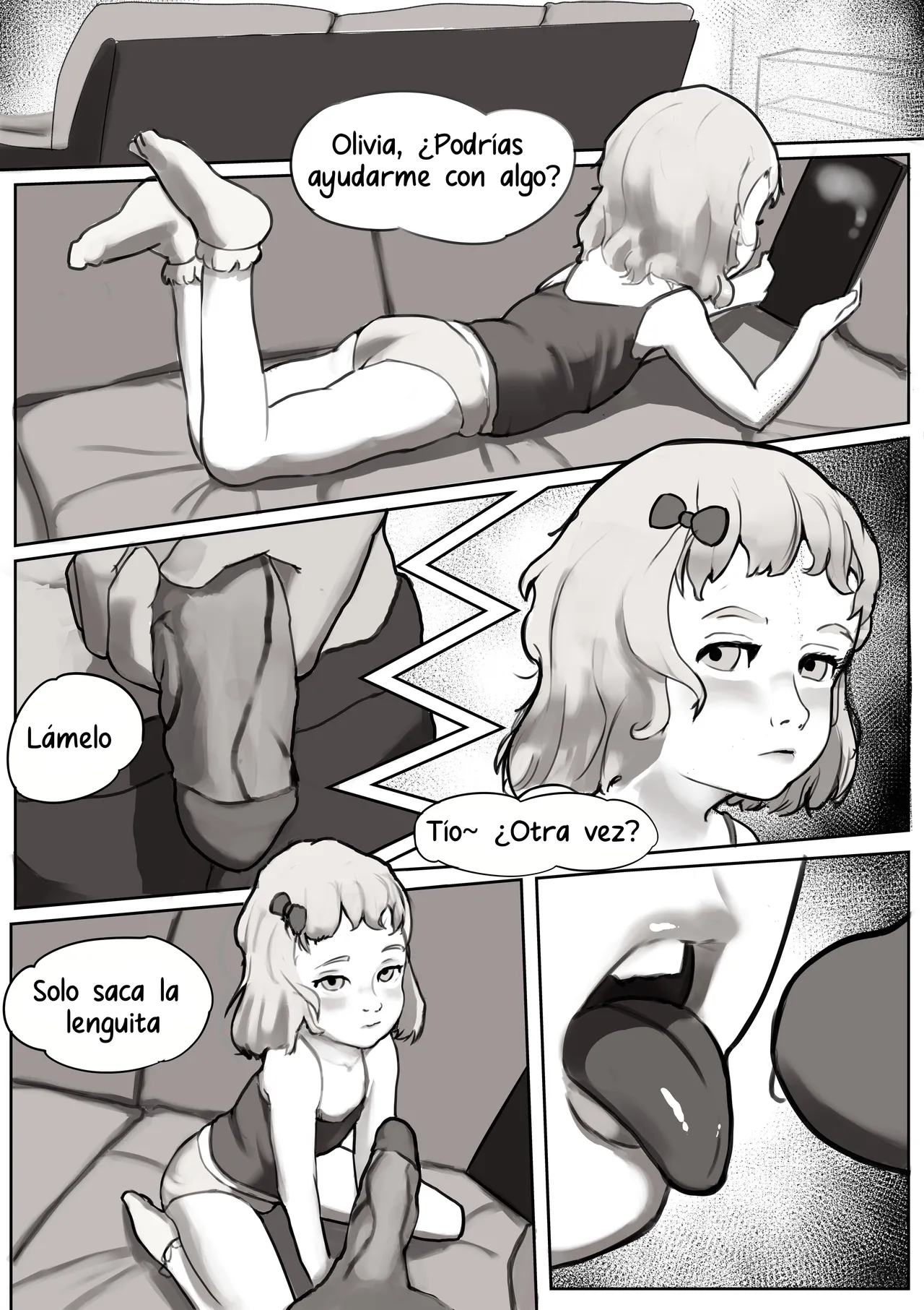 Mini comic tío x sobrina page 1 full