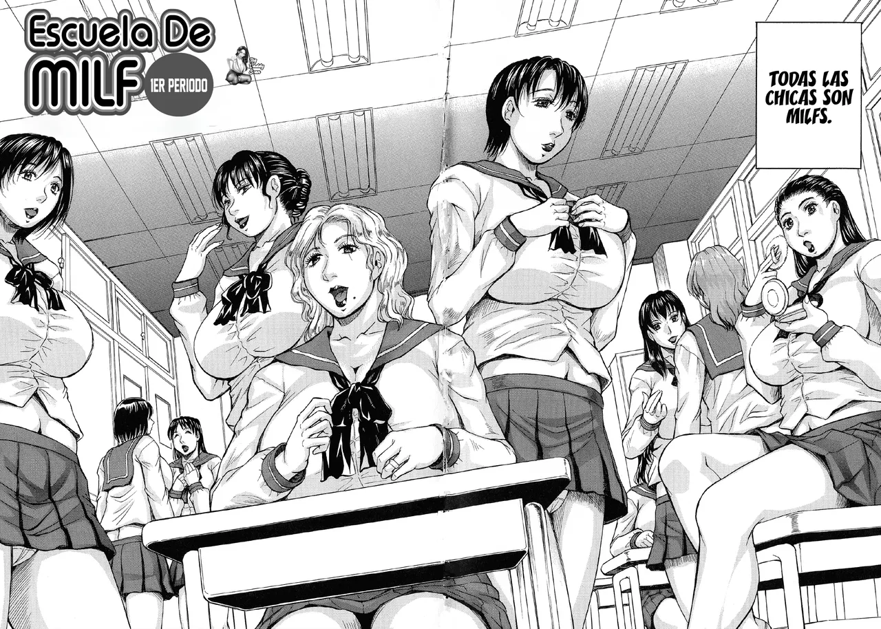 Jukujo Gakuen ~ Classmate wa Zen'in Jukujo ~ Okiniiri Touroku Ch. 1｜Escuela De MILFS ~ Todas mis compañeras de clase son mujeres maduras ~ Cap. 1 page 4 full