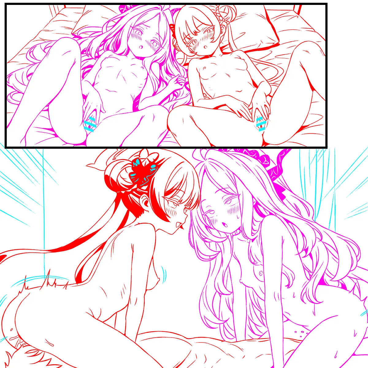 ダブルバッティング ヒナ＆キサキ page 7 full