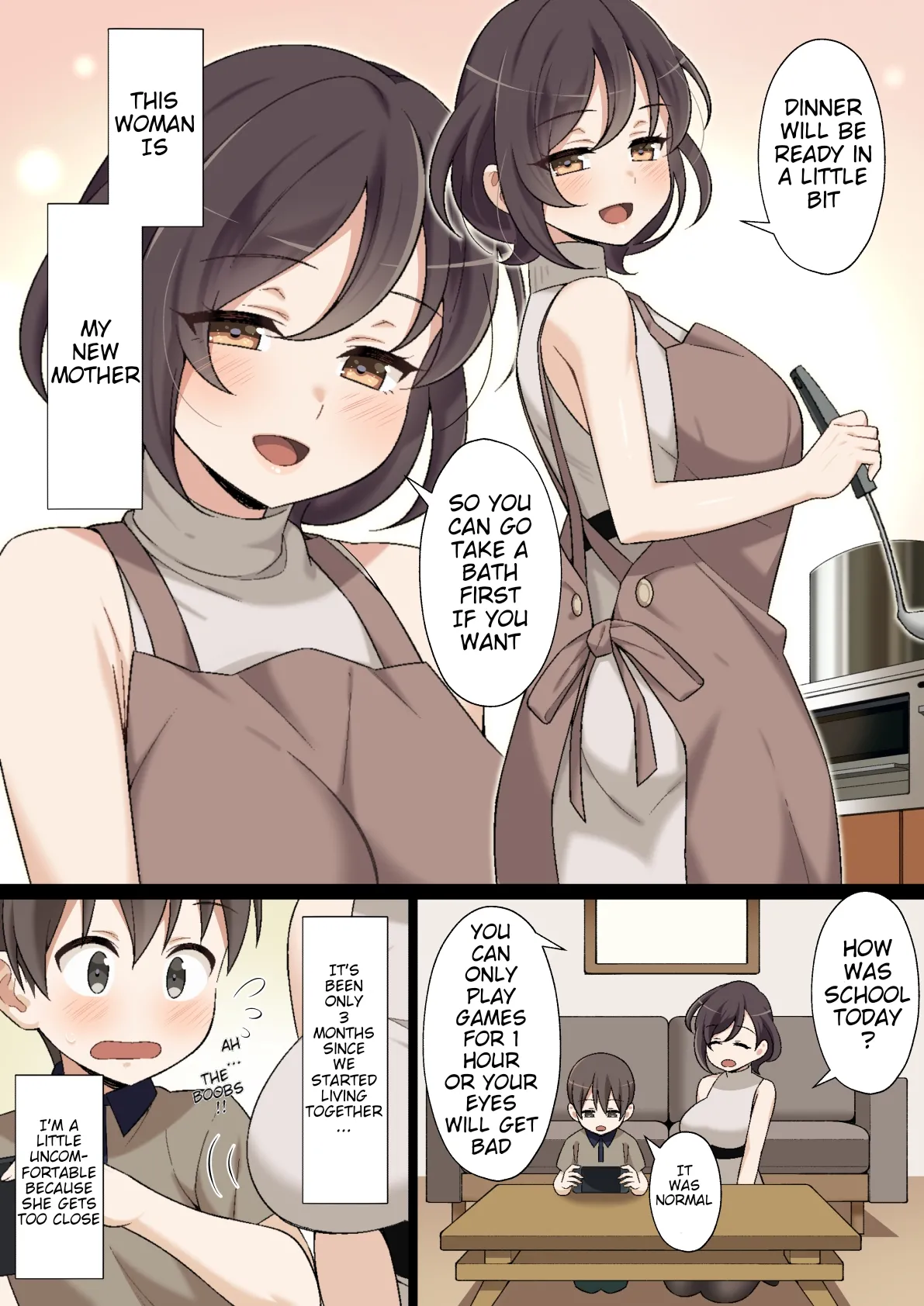 Atarashii Okaa-san to Ecchi na Hatsutaiken page 1 full